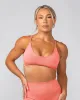 Everyday Seamless Bralette - Peach Tea sold by Muscle Nation