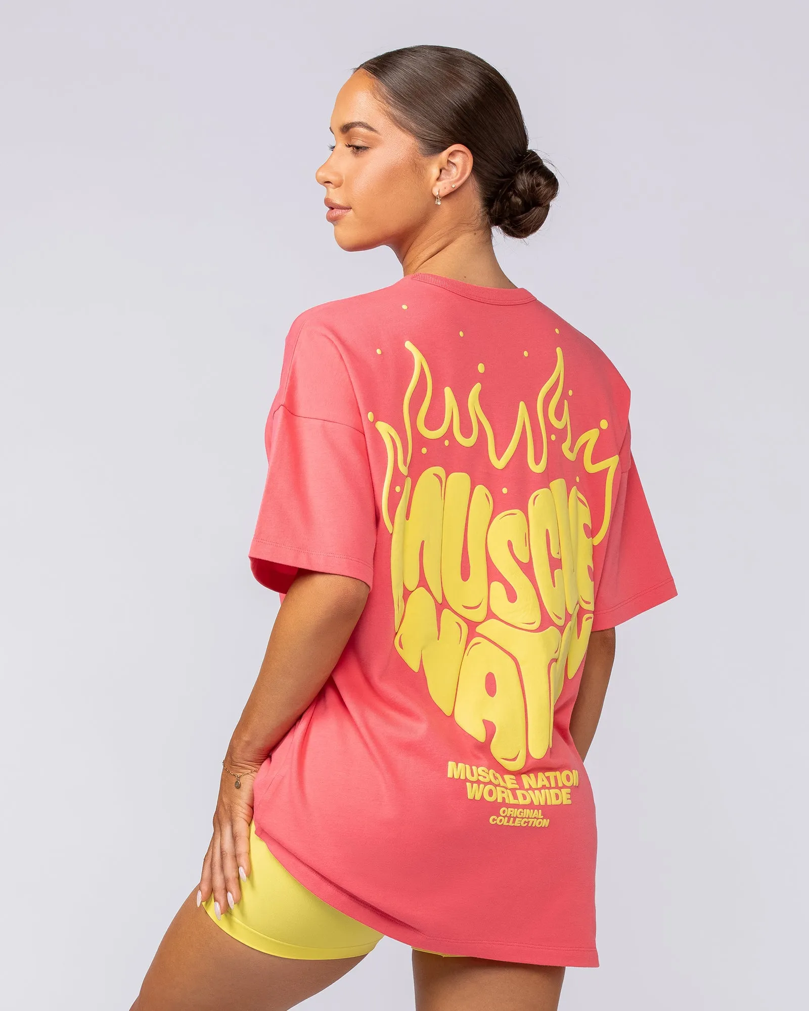 Heartbreaker Oversized Tee - Confetti sold by Muscle Nation product image thumbnail 5