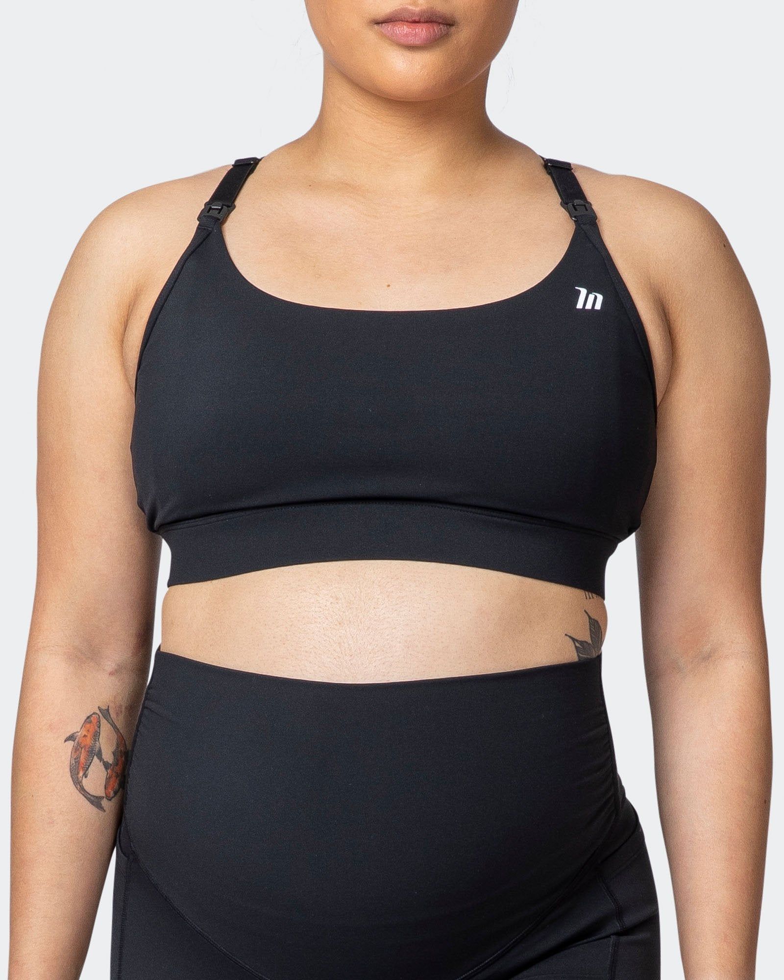 MN Classic Maternity Bra - Black sold by Muscle Nation product image thumbnail 4