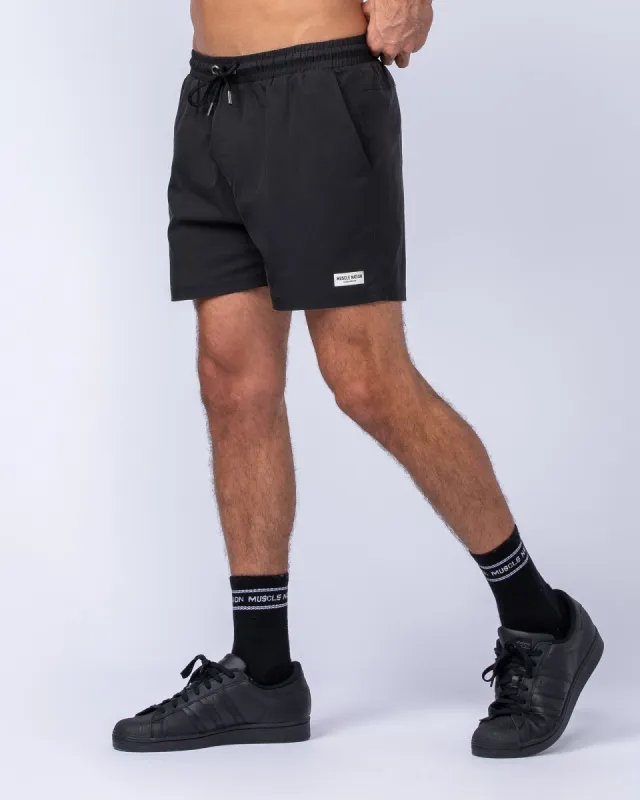 Daily 4" Shorts - Black sold by Muscle Nation