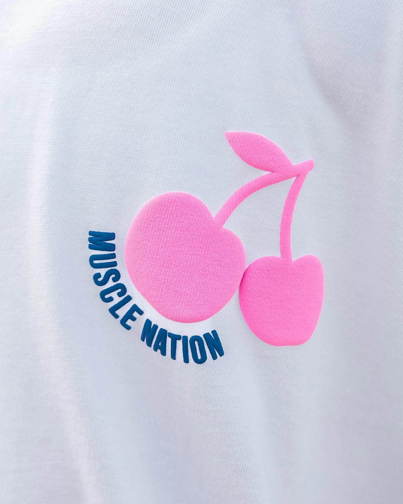 Cherry Oversized Tee - White sold by Muscle Nation product image thumbnail 3