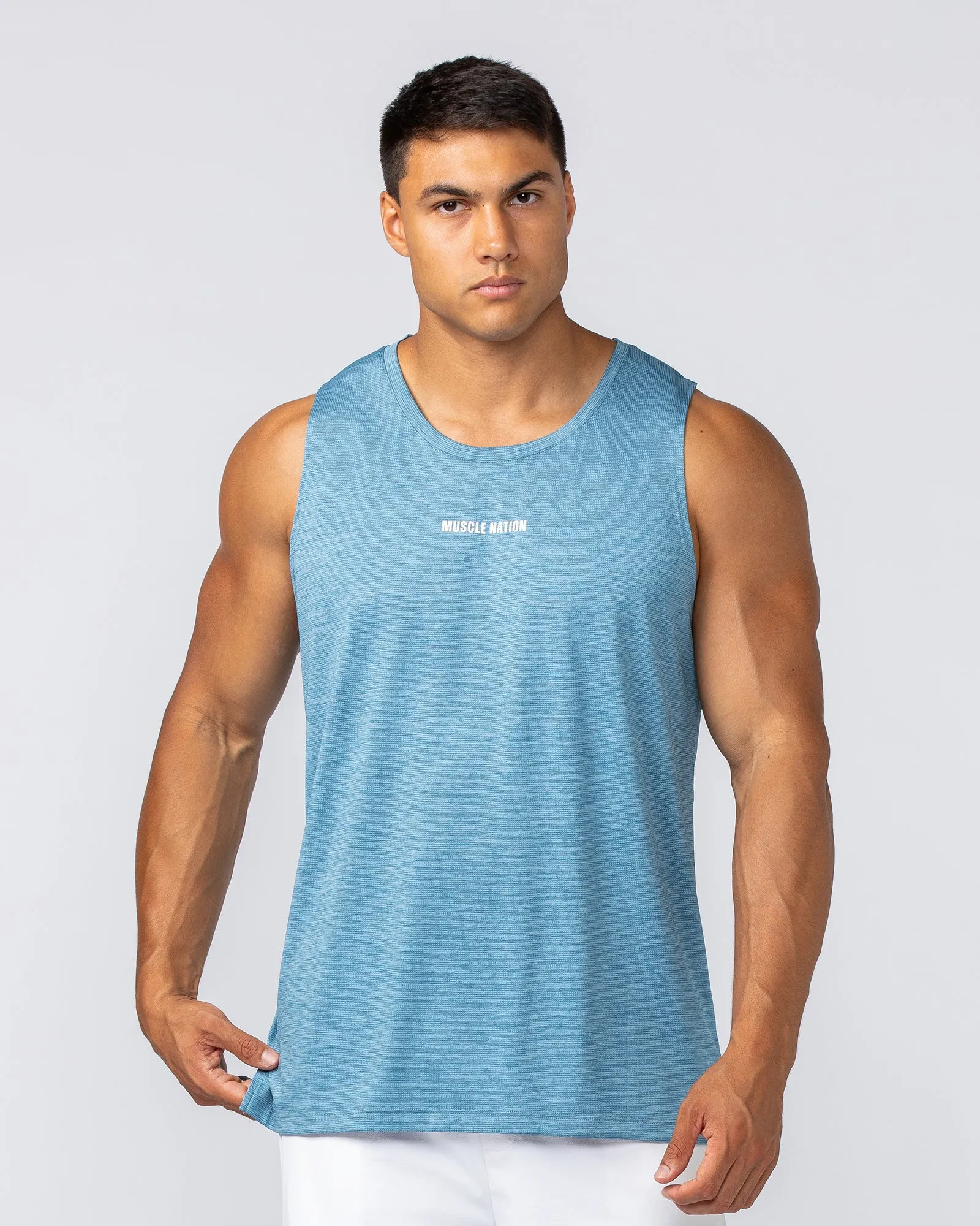 Aero Active Tank - Pale Thunder sold by Muscle Nation