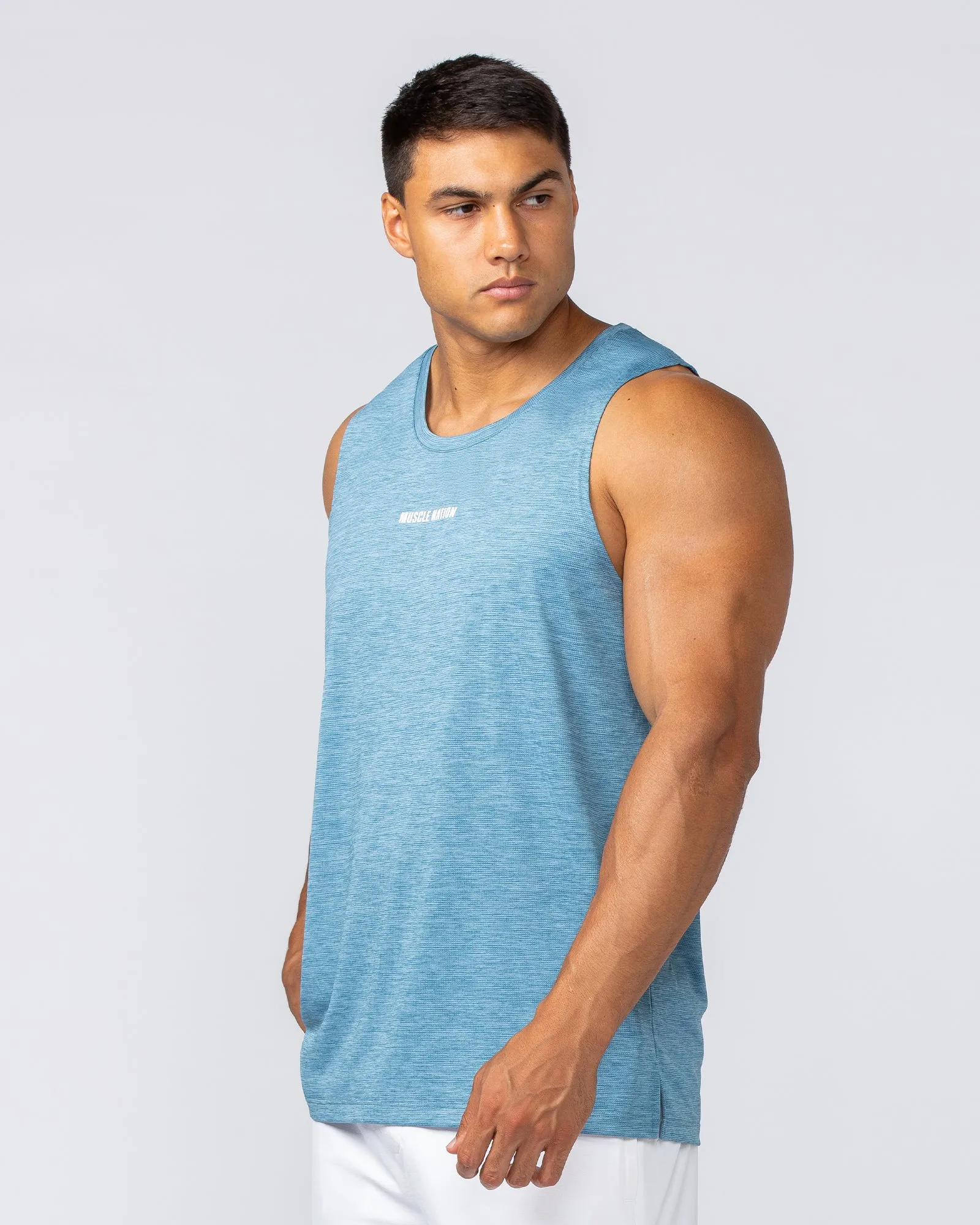 Aero Active Tank - Pale Thunder sold by Muscle Nation product image thumbnail 3