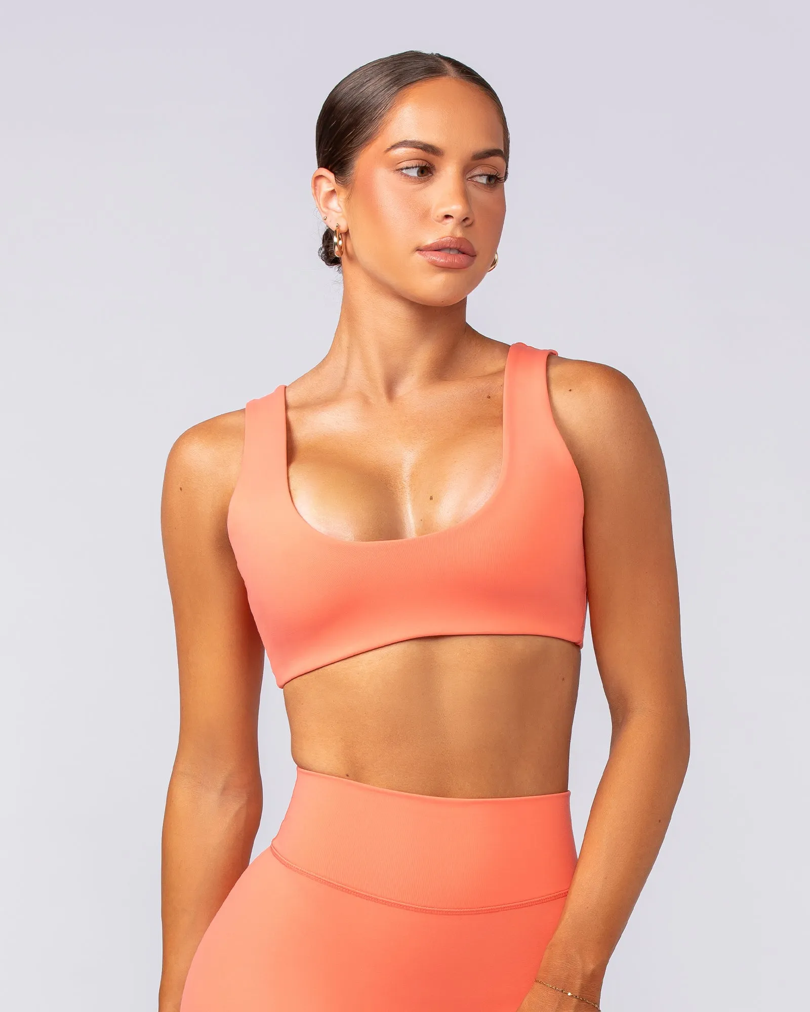 Elite Bralette - Hot Coral sold by Muscle Nation product image thumbnail 2