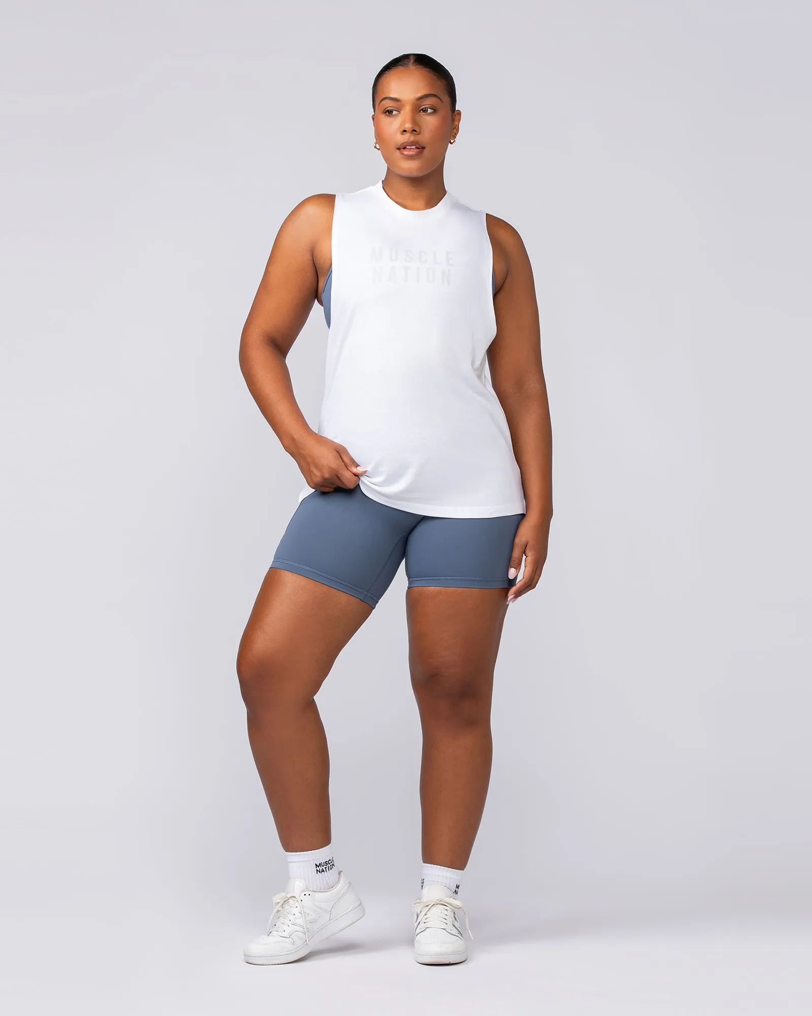 Essential Training Tank - White sold by Muscle Nation product image thumbnail 5