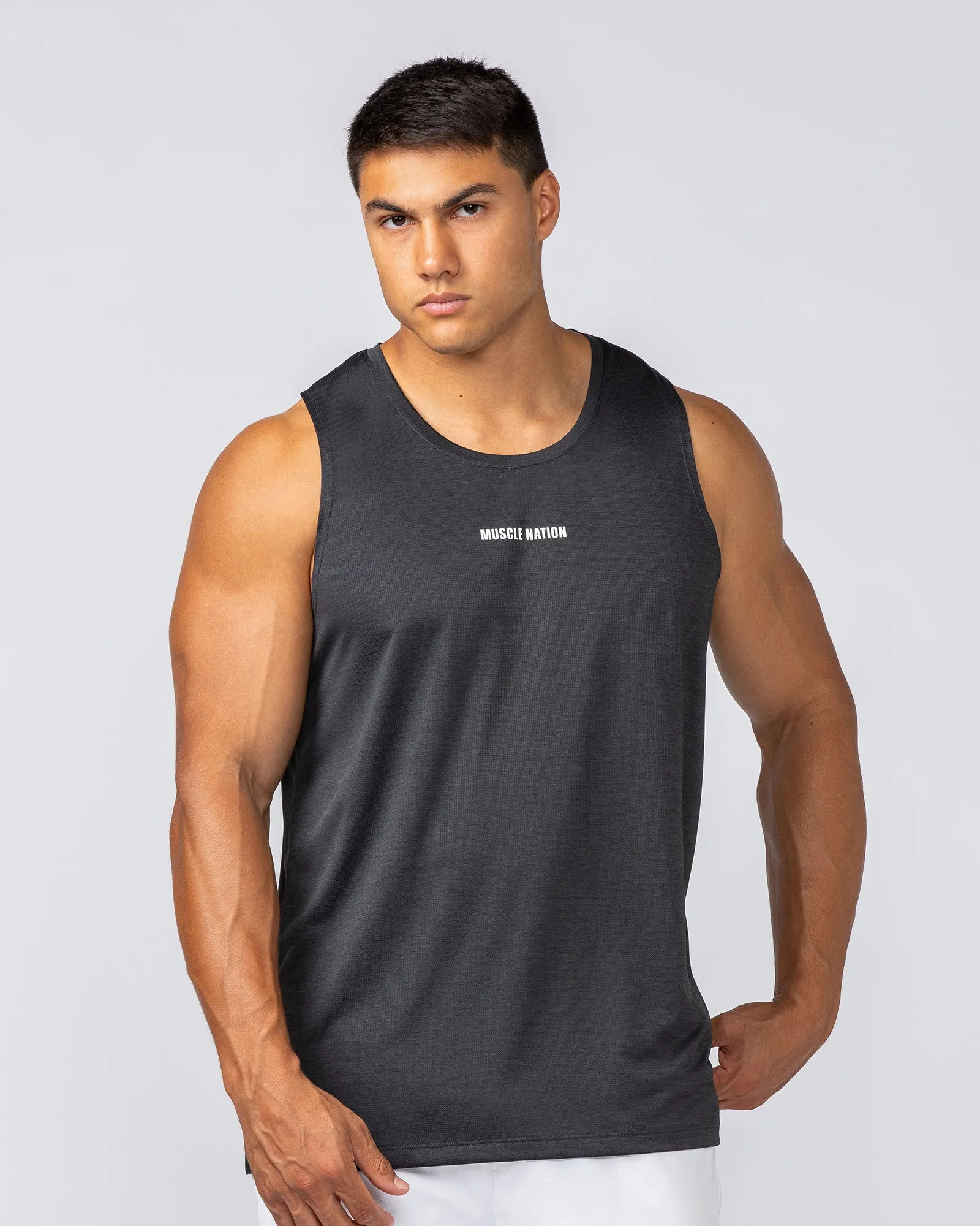 Aero Active Tank - Black sold by Muscle Nation product image thumbnail 5
