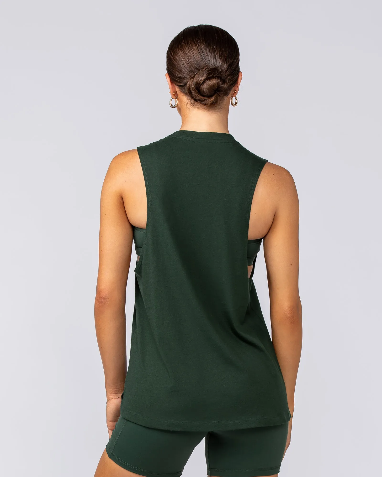 Essential Training Tank - Forest Green sold by Muscle Nation product image thumbnail 4