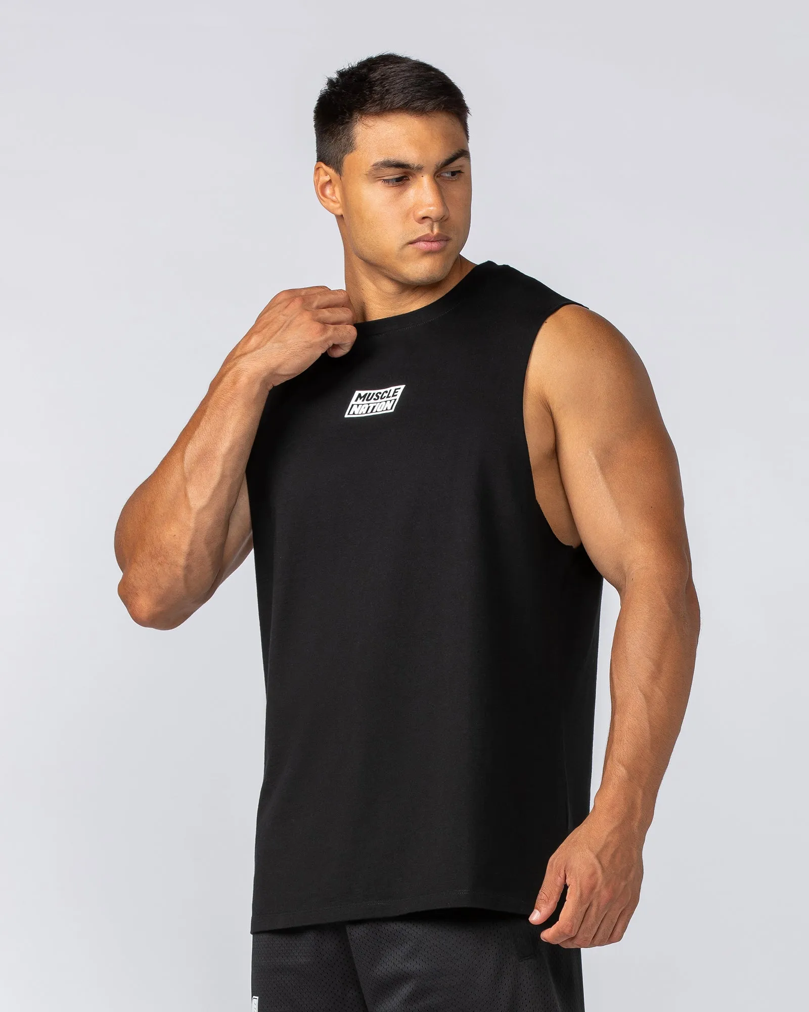 Throwback Training Tank - Black sold by Muscle Nation product image thumbnail 4