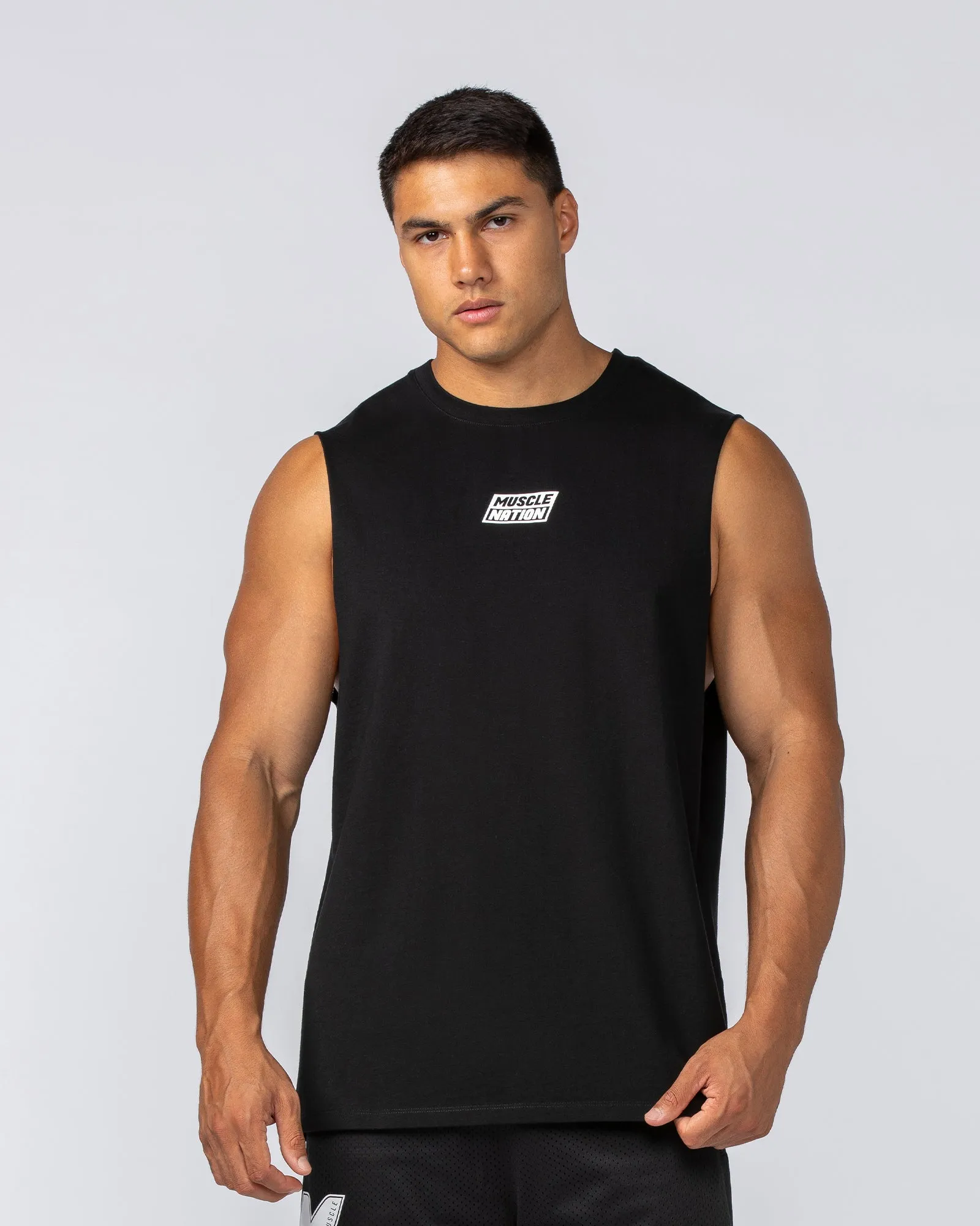 Throwback Training Tank - Black sold by Muscle Nation product image thumbnail 2