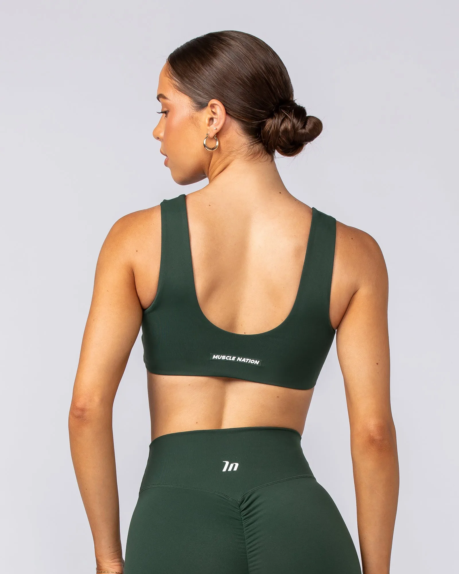 Elite Bralette - Forest Green sold by Muscle Nation product image thumbnail 4