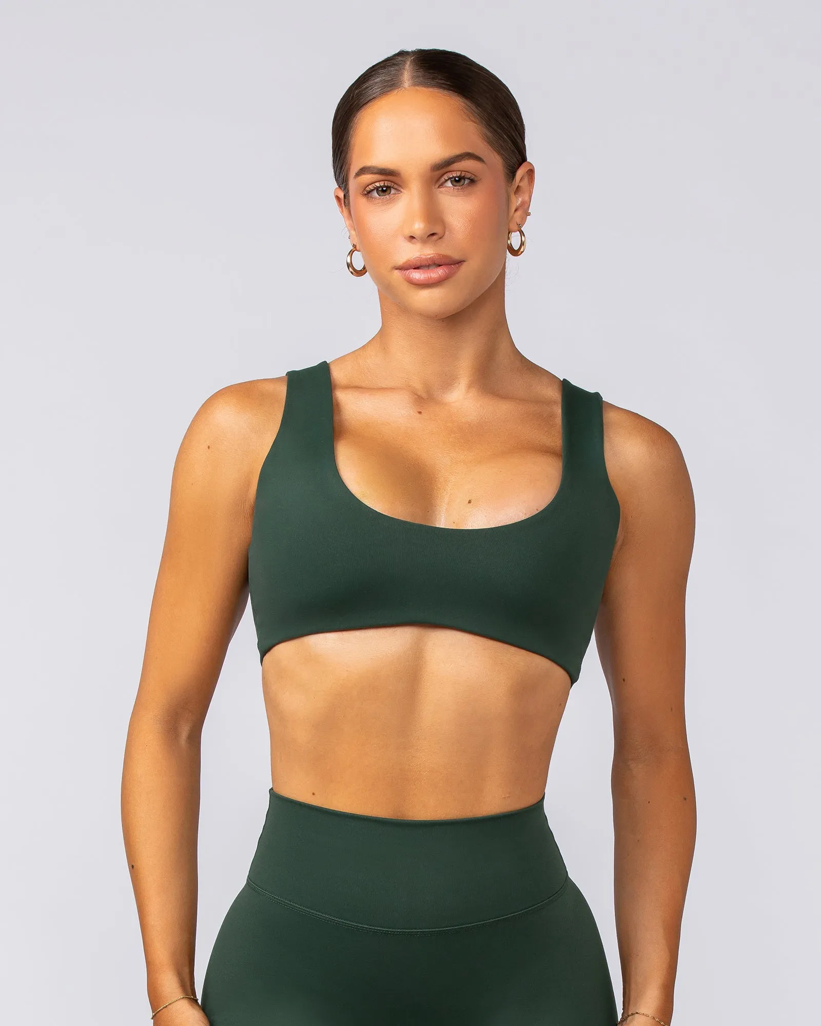 Elite Bralette - Forest Green sold by Muscle Nation