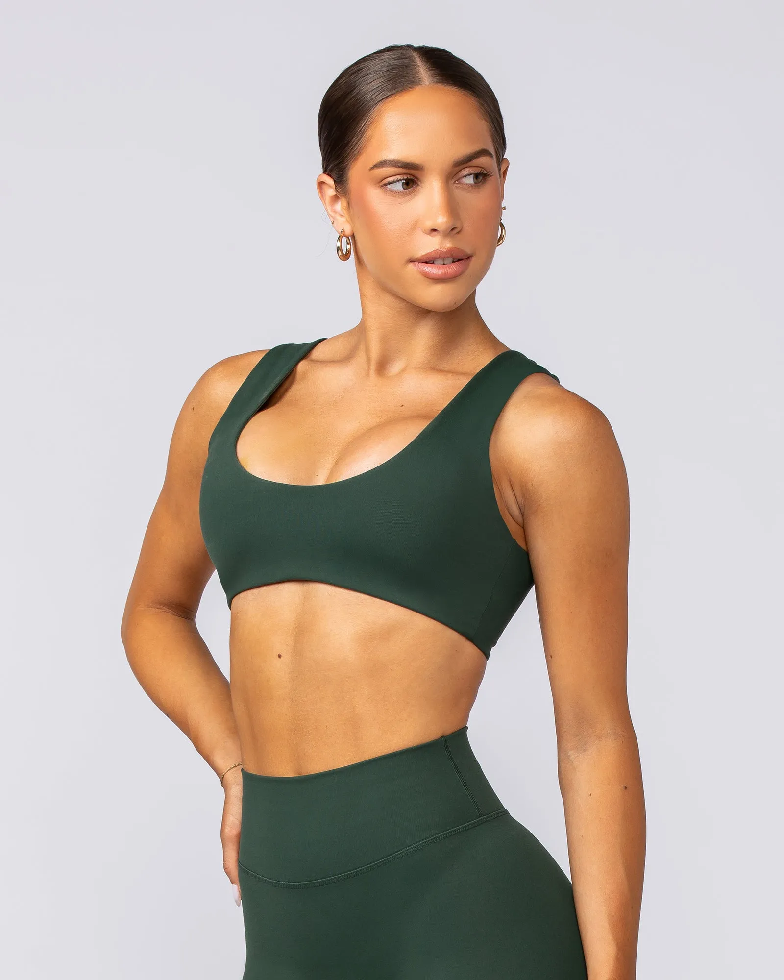 Elite Bralette - Forest Green sold by Muscle Nation product image thumbnail 2