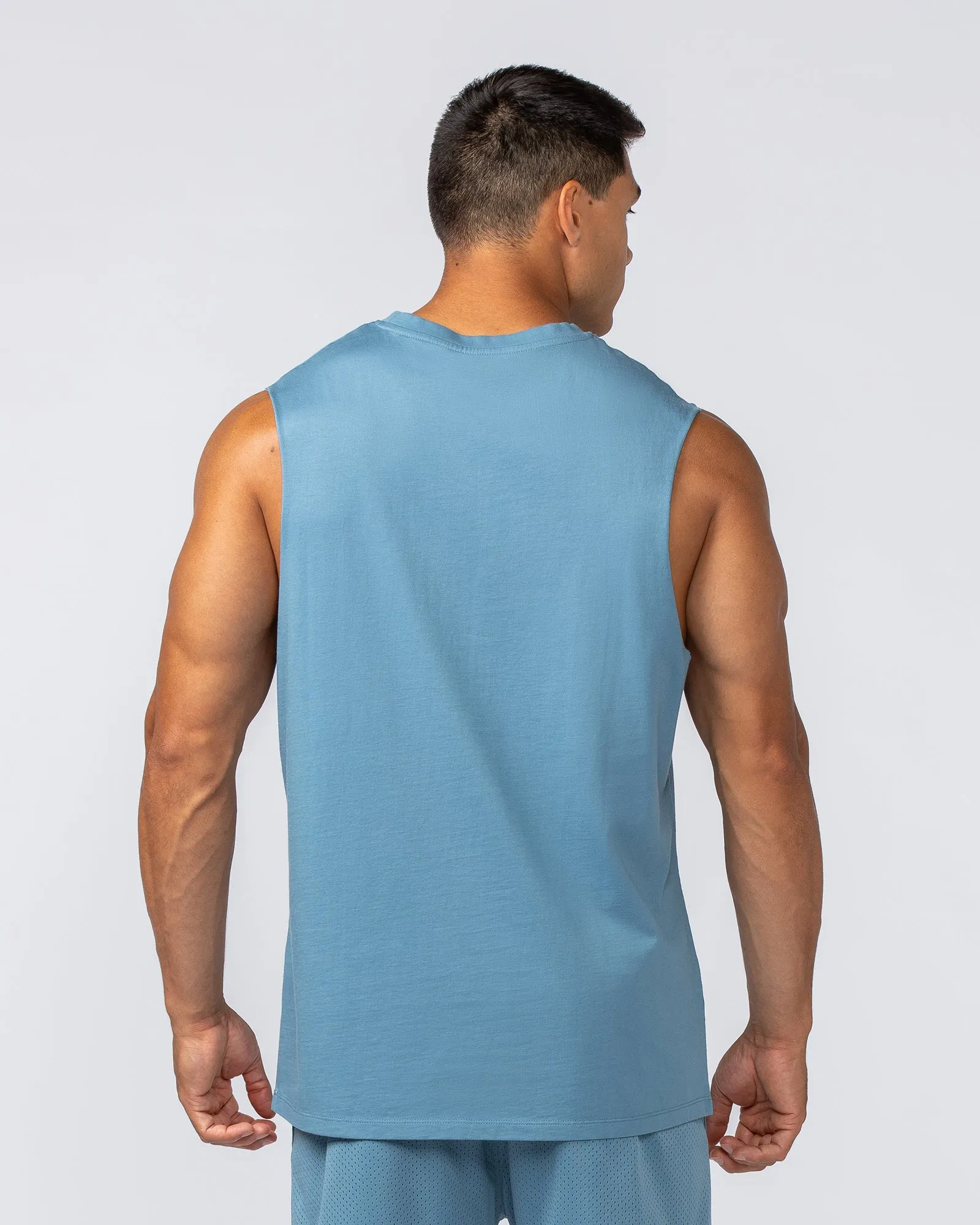Throwback Training Tank - Pale Thunder sold by Muscle Nation product image thumbnail 5