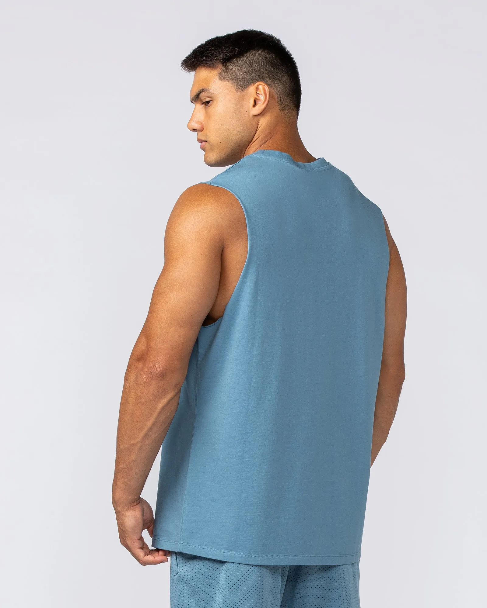 Throwback Training Tank - Pale Thunder sold by Muscle Nation product image thumbnail 3