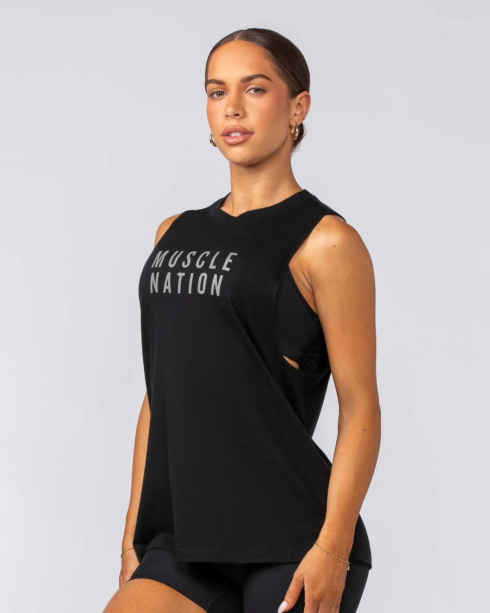Essential Training Tank - Black sold by Muscle Nation product image thumbnail 3
