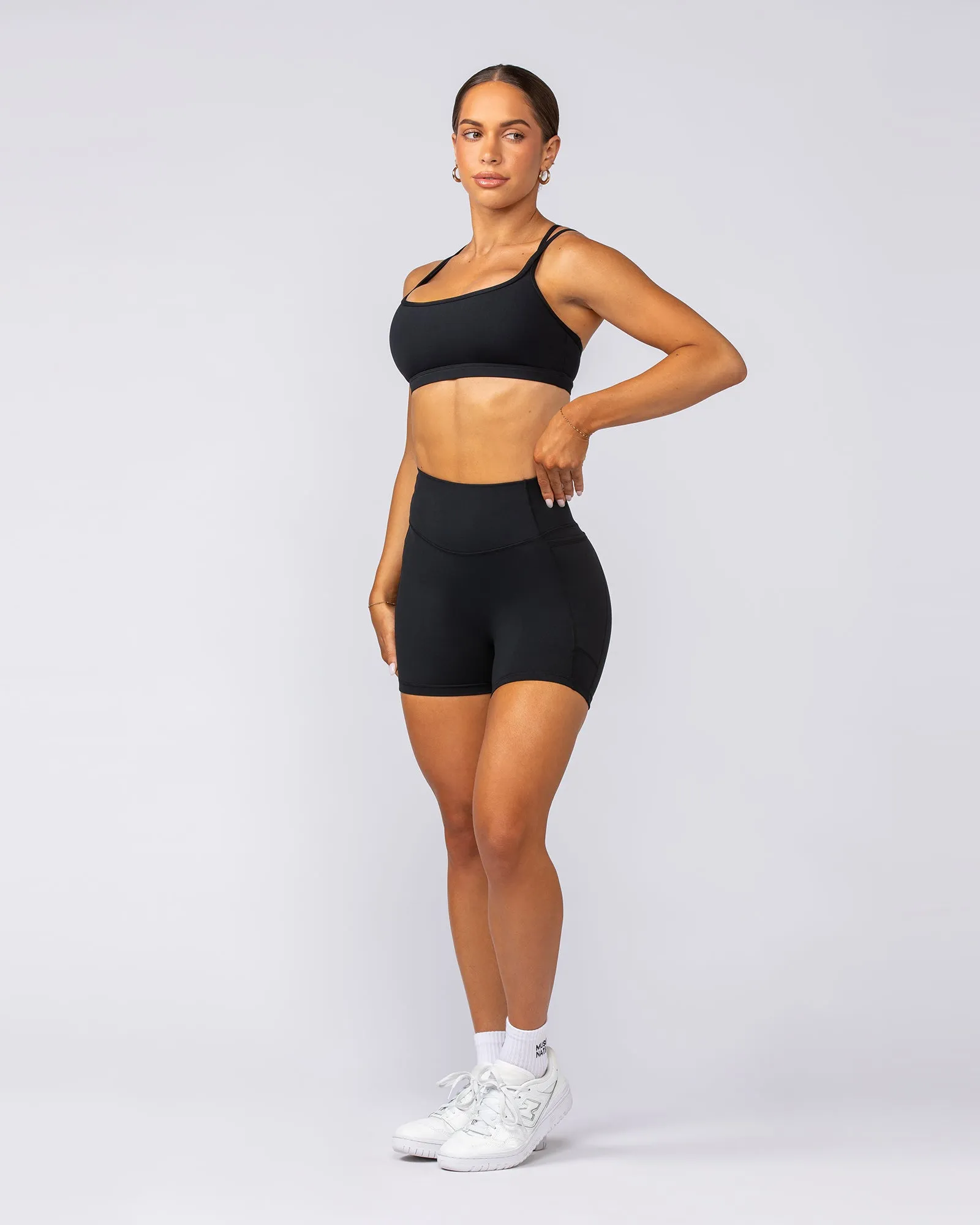 Pace It Bra - Black / Black sold by Muscle Nation product image thumbnail 5