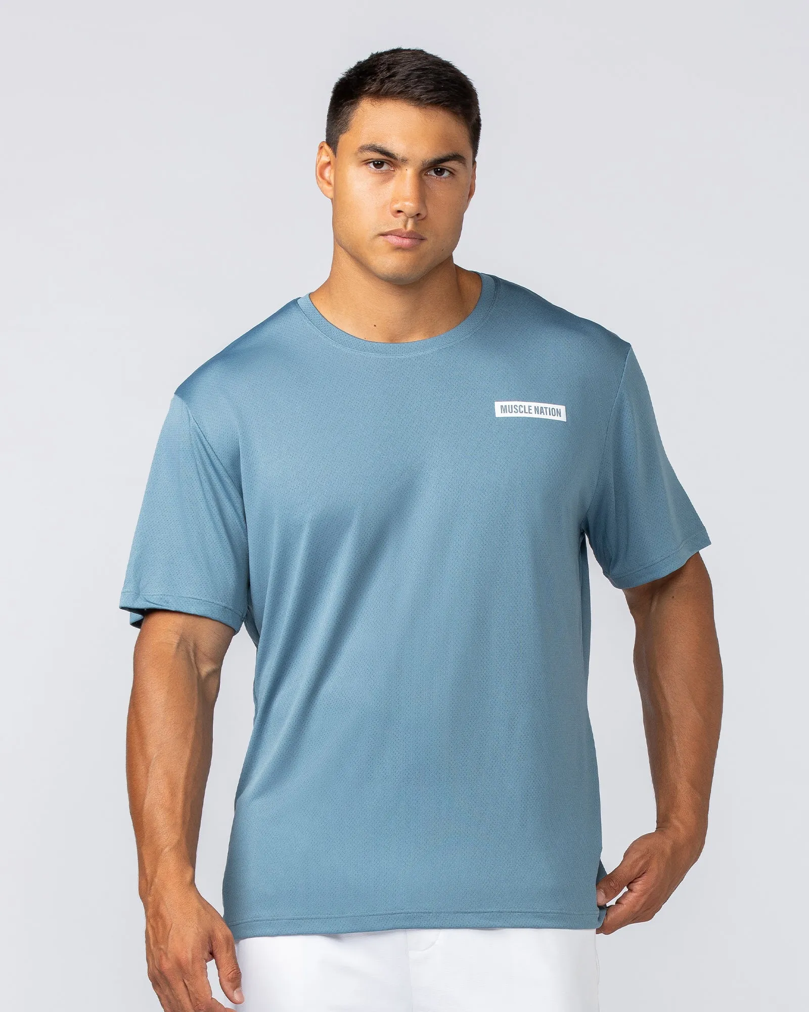 Relaxed Active Tee - Pale Thunder sold by Muscle Nation product image thumbnail 2