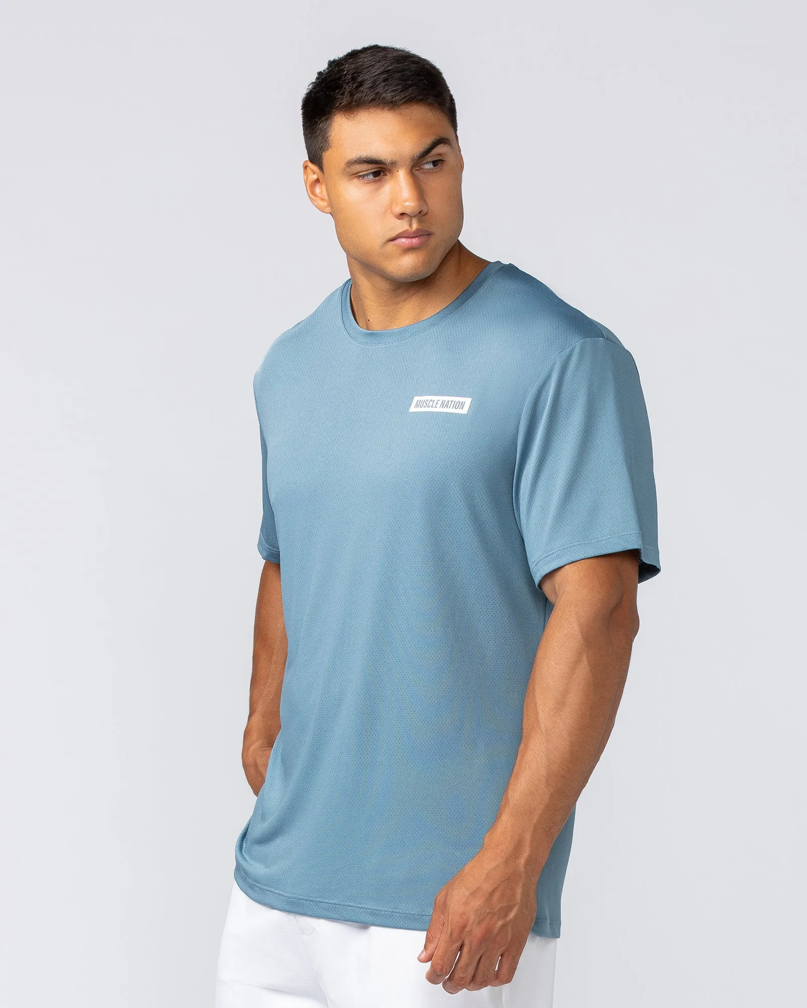 Relaxed Active Tee - Pale Thunder sold by Muscle Nation product image thumbnail 3