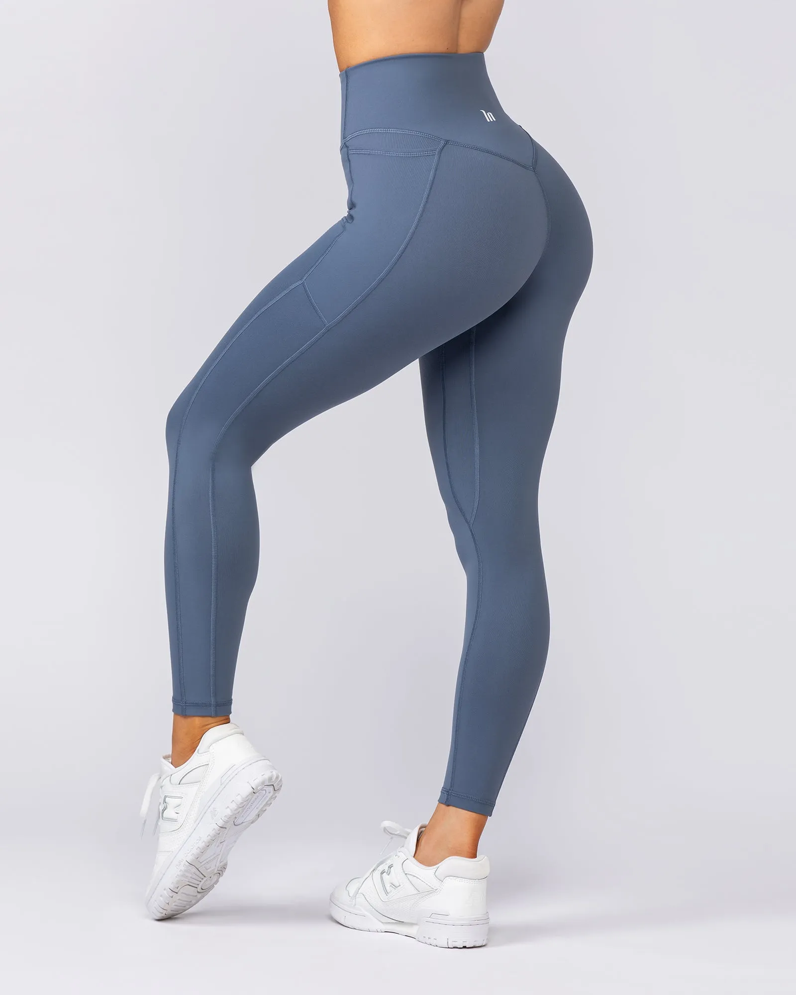 Agility Pocket Ankle Length Leggings - Arctic sold by Muscle Nation product image thumbnail 5