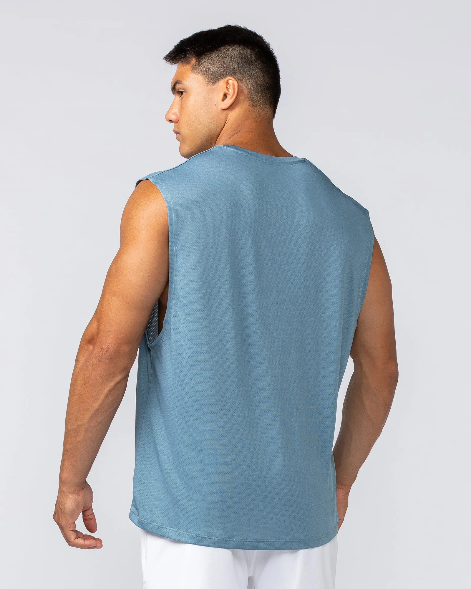 Relaxed Active Tank - Pale Thunder sold by Muscle Nation product image thumbnail 3