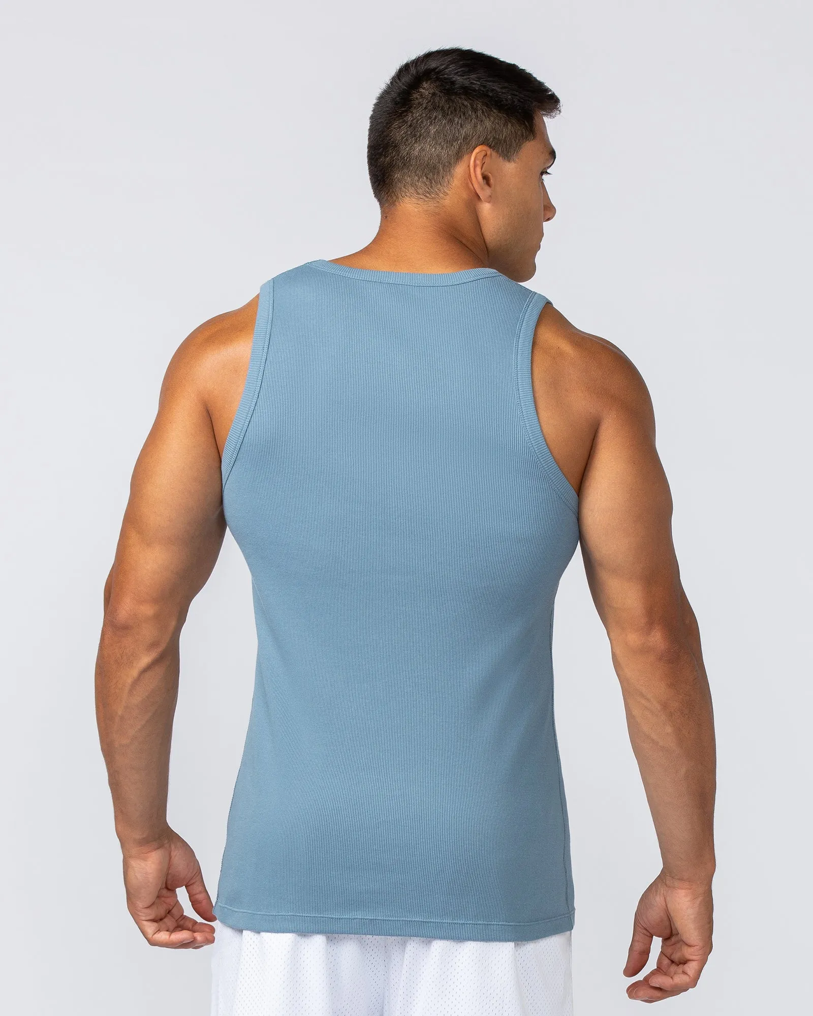 Rib Fitted Training Tank - Pale Thunder sold by Muscle Nation product image thumbnail 4