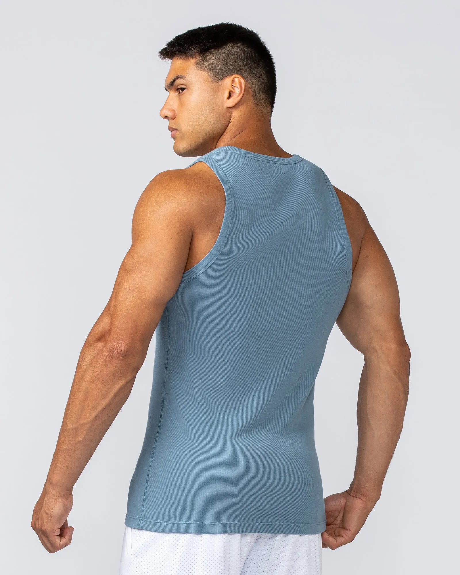 Rib Fitted Training Tank - Pale Thunder sold by Muscle Nation product image thumbnail 3