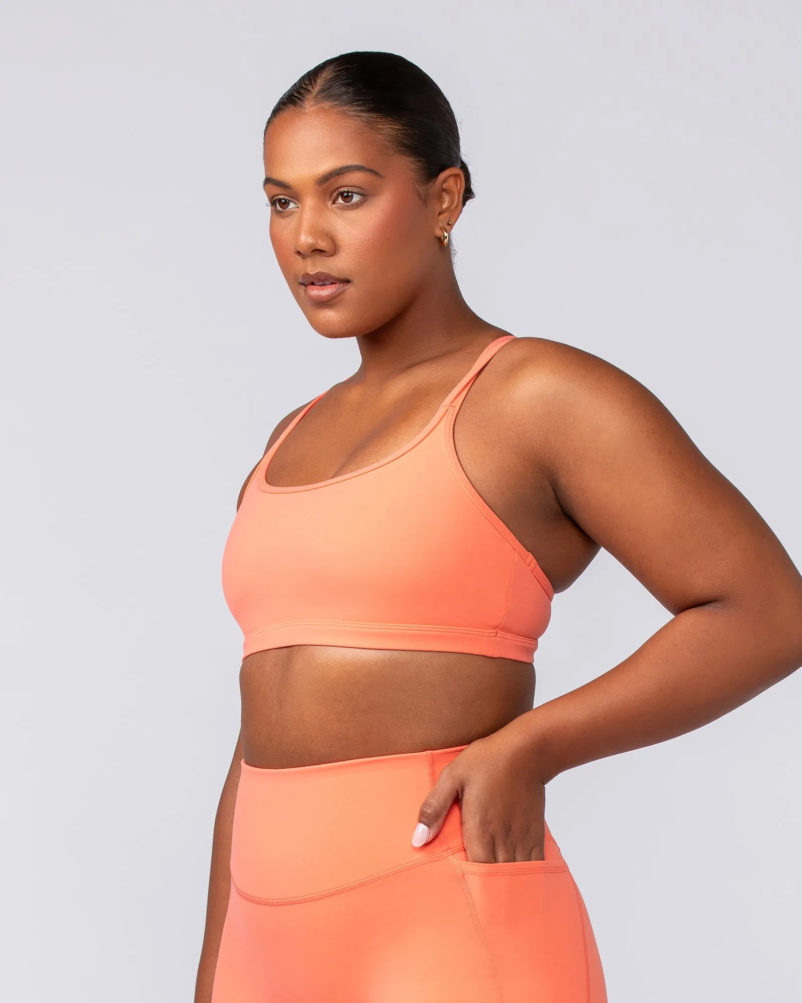 Pace It Bra - Hot Coral sold by Muscle Nation product image thumbnail 2