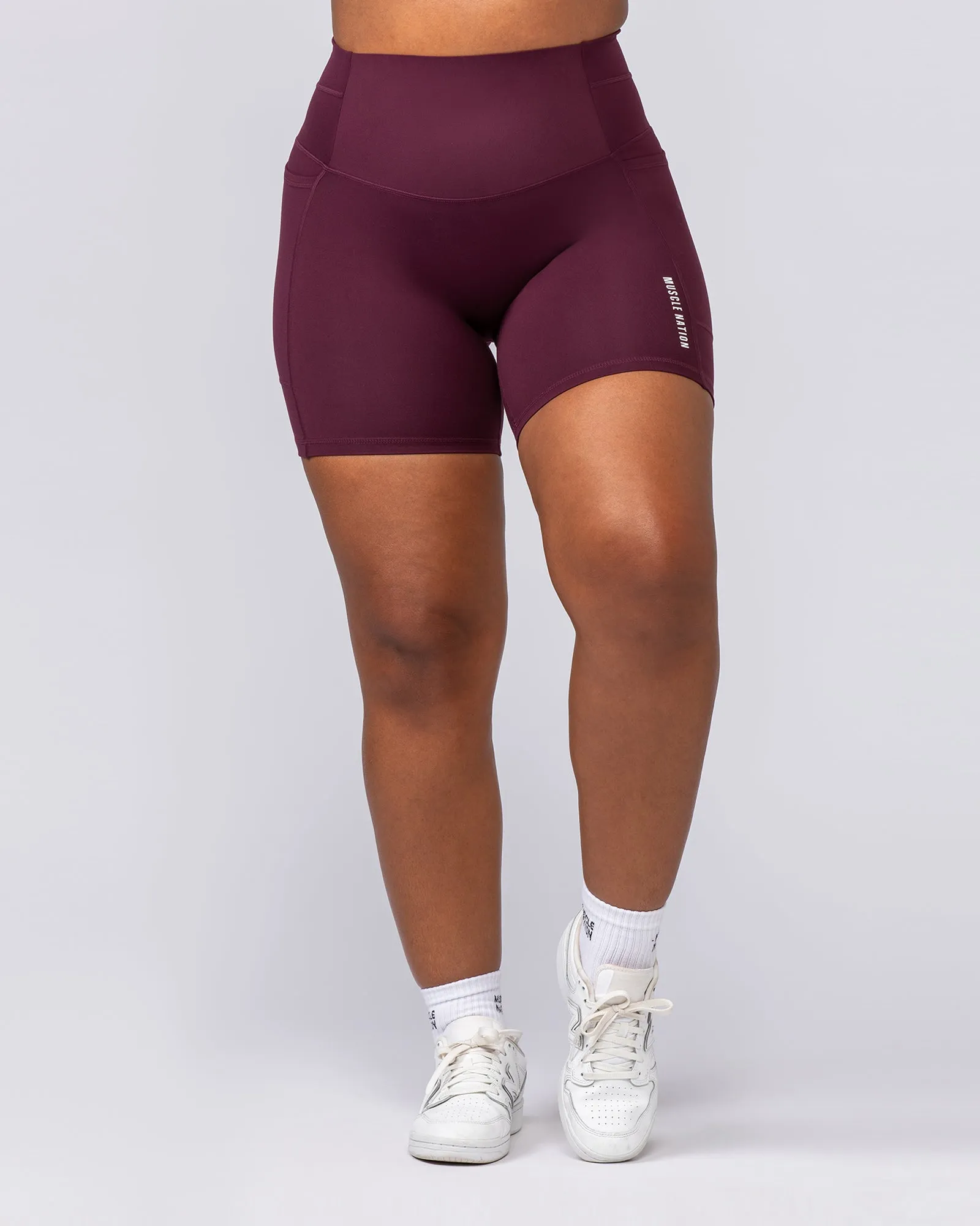 Unrivalled Everyday Pocket Bike Shorts - Sangria sold by Muscle Nation product image thumbnail 2