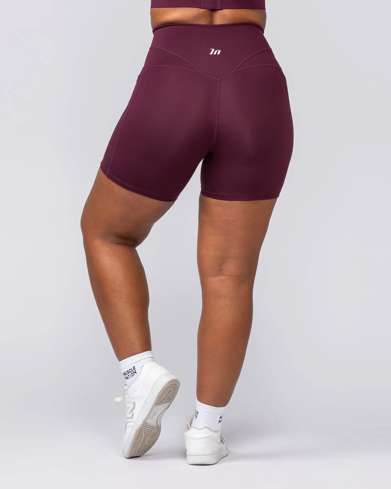 Unrivalled Everyday Pocket Bike Shorts - Sangria sold by Muscle Nation product image thumbnail 5