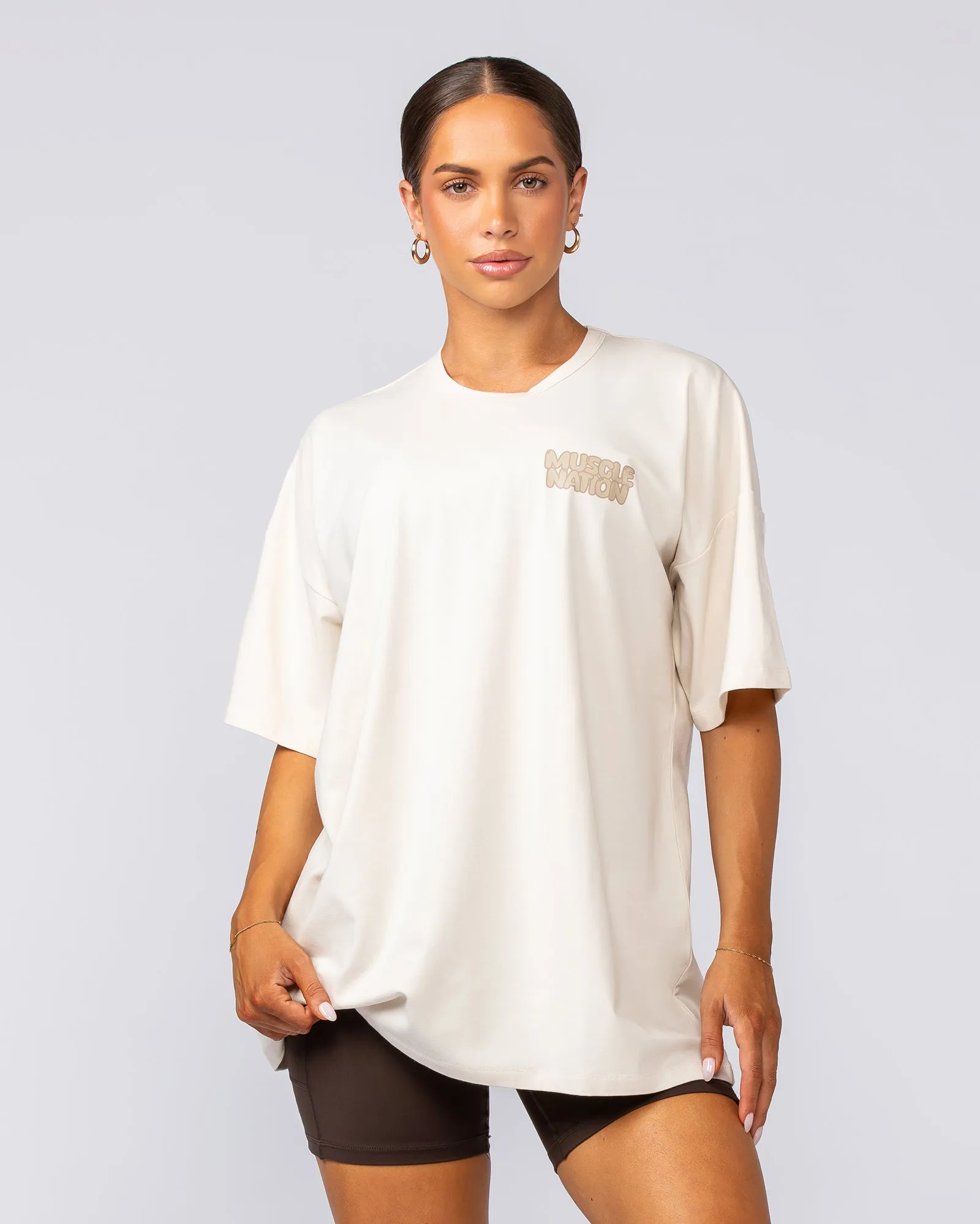 Lifting Club Oversized Tee - Dew sold by Muscle Nation product image thumbnail 3