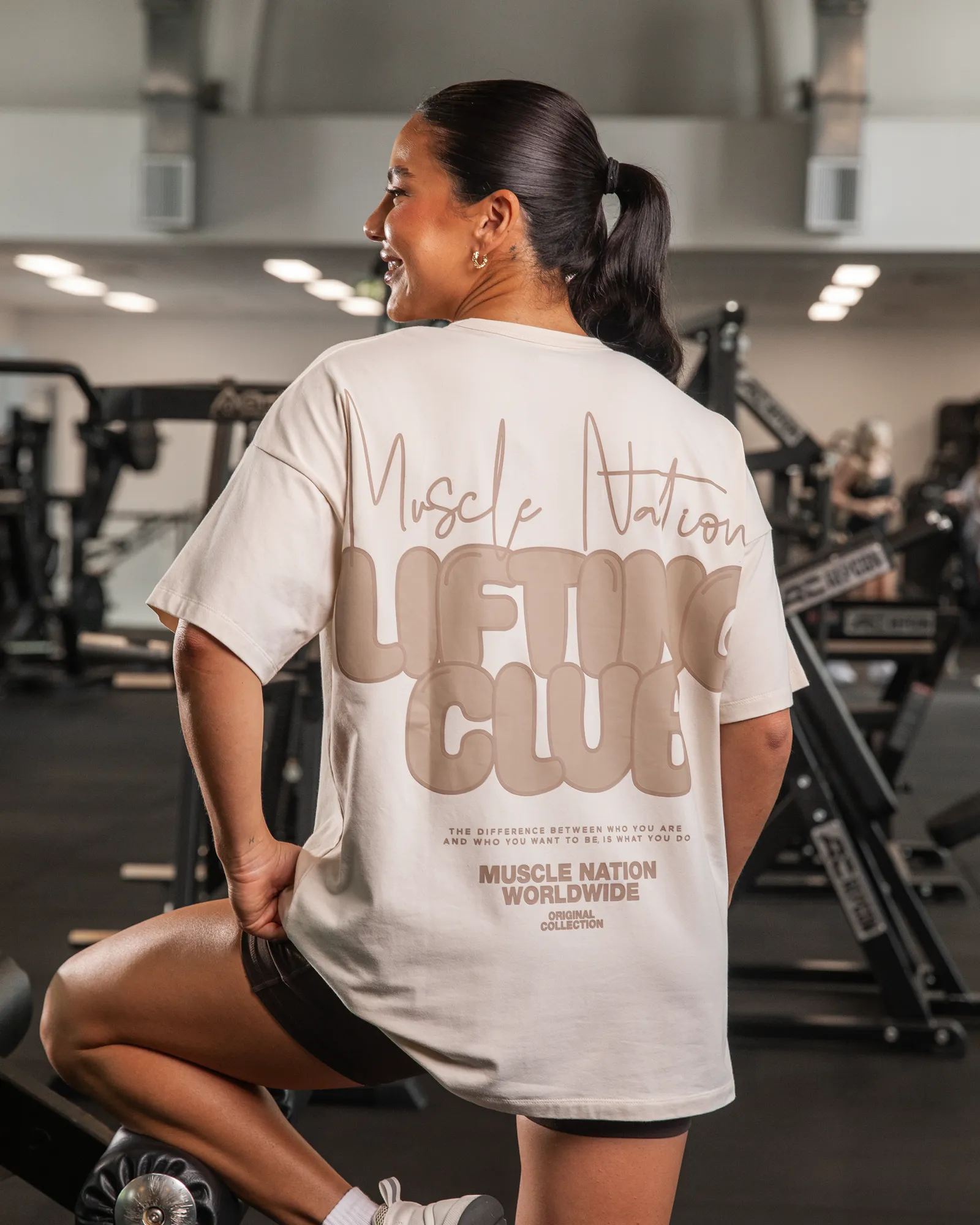 Lifting Club Oversized Tee - Dew sold by Muscle Nation