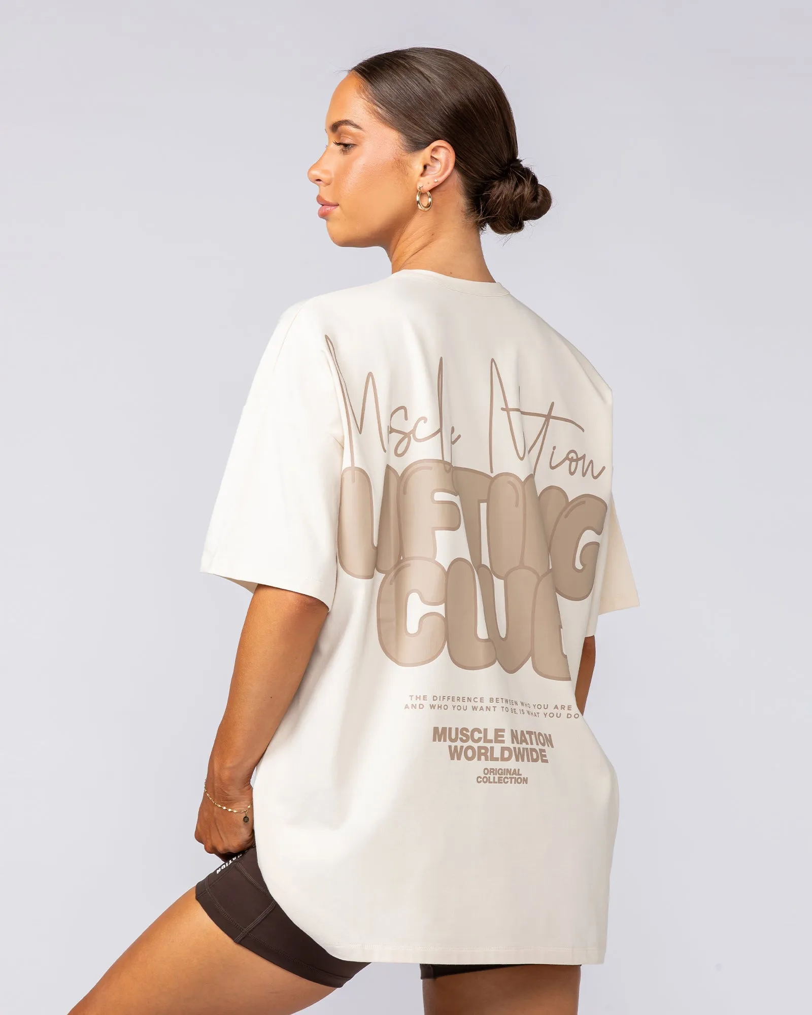 Lifting Club Oversized Tee - Dew sold by Muscle Nation product image thumbnail 5