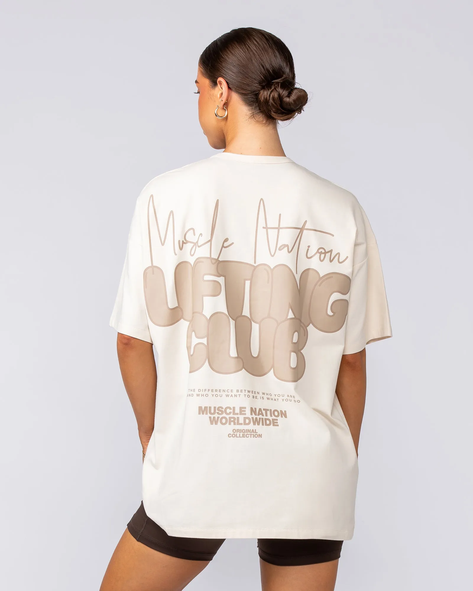 Lifting Club Oversized Tee - Dew sold by Muscle Nation product image thumbnail 2