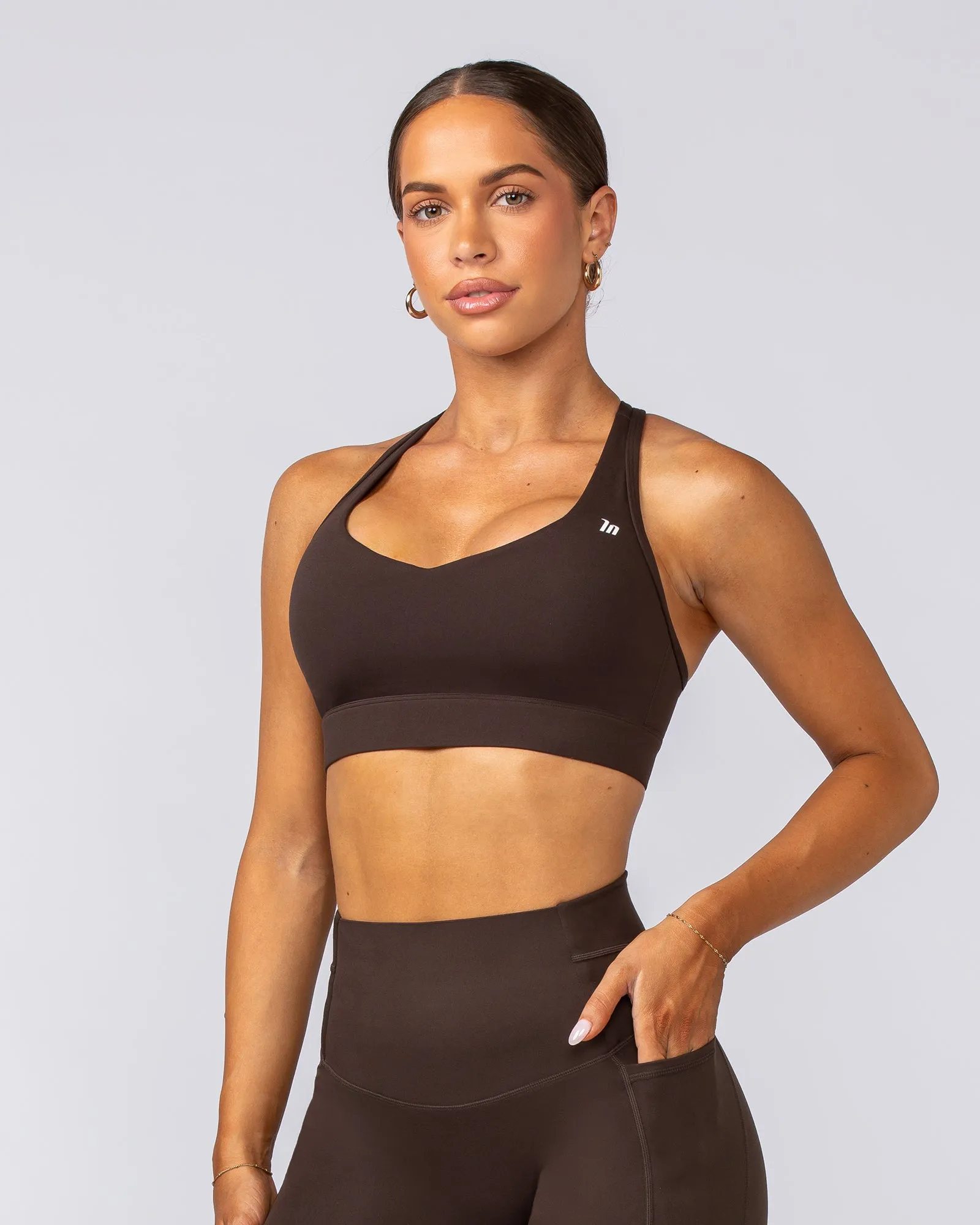 Elite Support Bra - Cocoa sold by Muscle Nation product image thumbnail 2