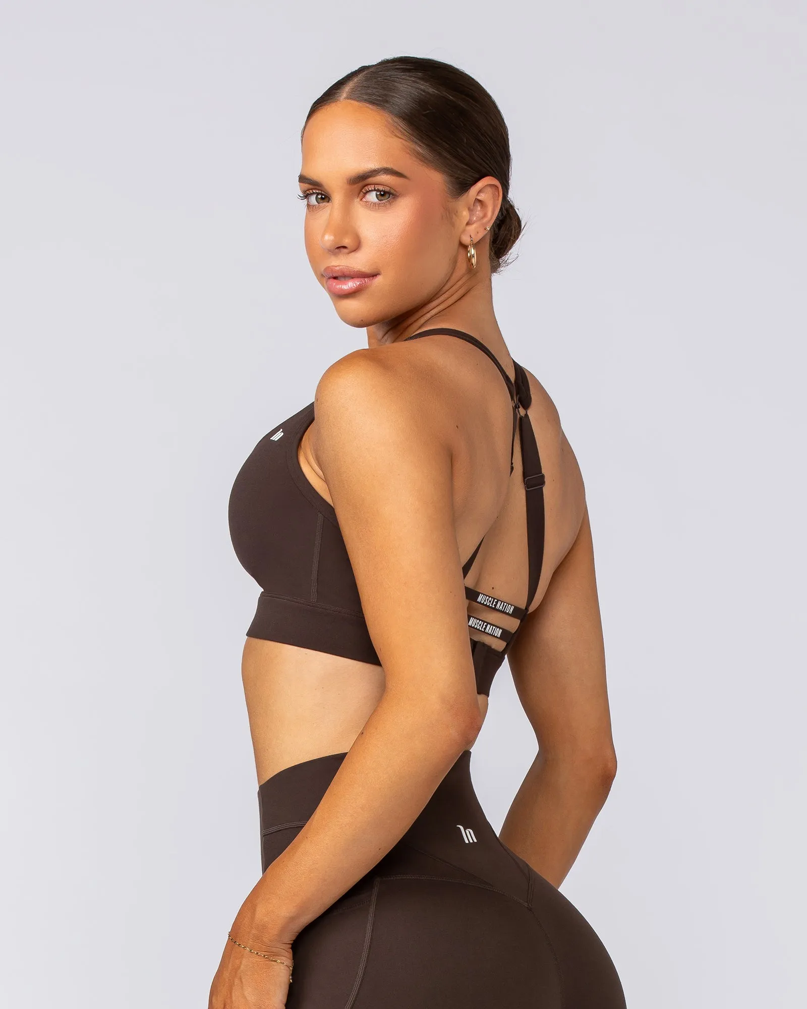 Elite Support Bra - Cocoa sold by Muscle Nation product image thumbnail 3