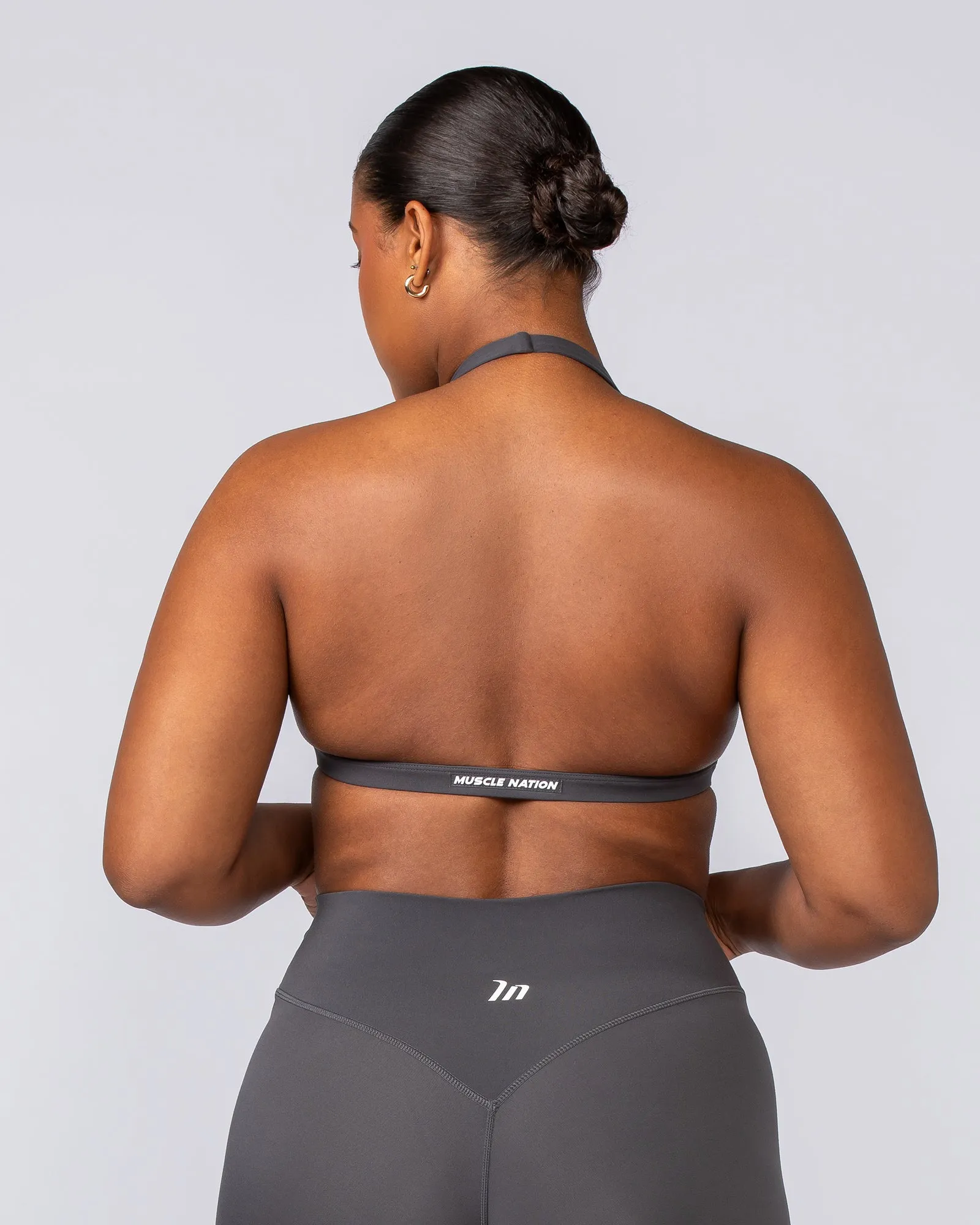 Halter Bralette - Phantom sold by Muscle Nation product image thumbnail 4