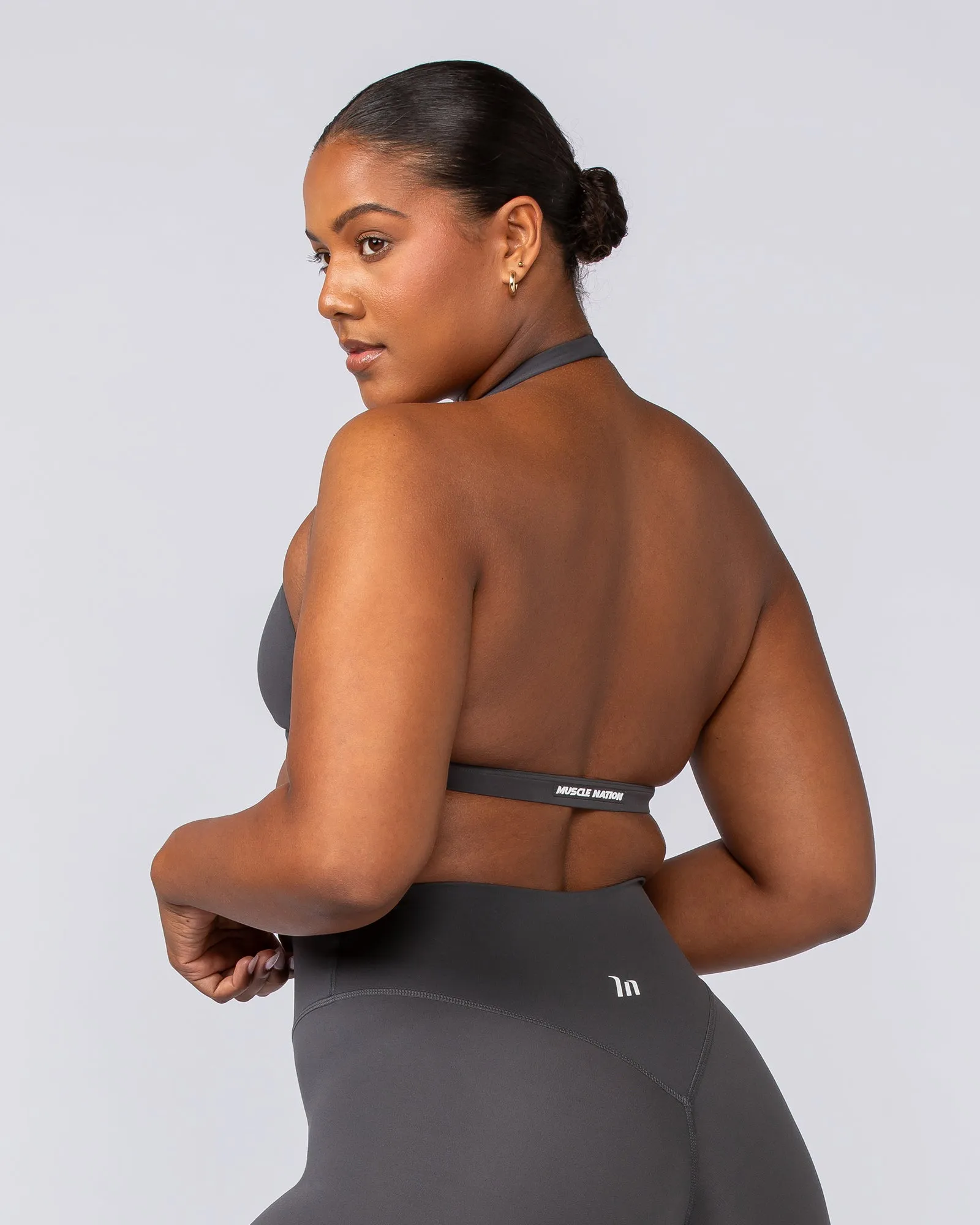 Halter Bralette - Phantom sold by Muscle Nation product image thumbnail 3