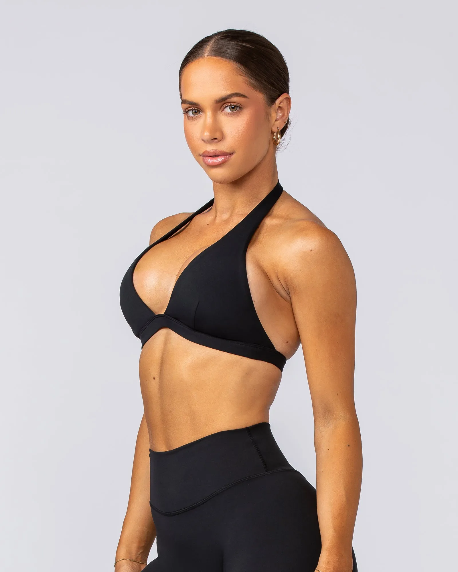 Halter Bralette - Black sold by Muscle Nation product image thumbnail 2