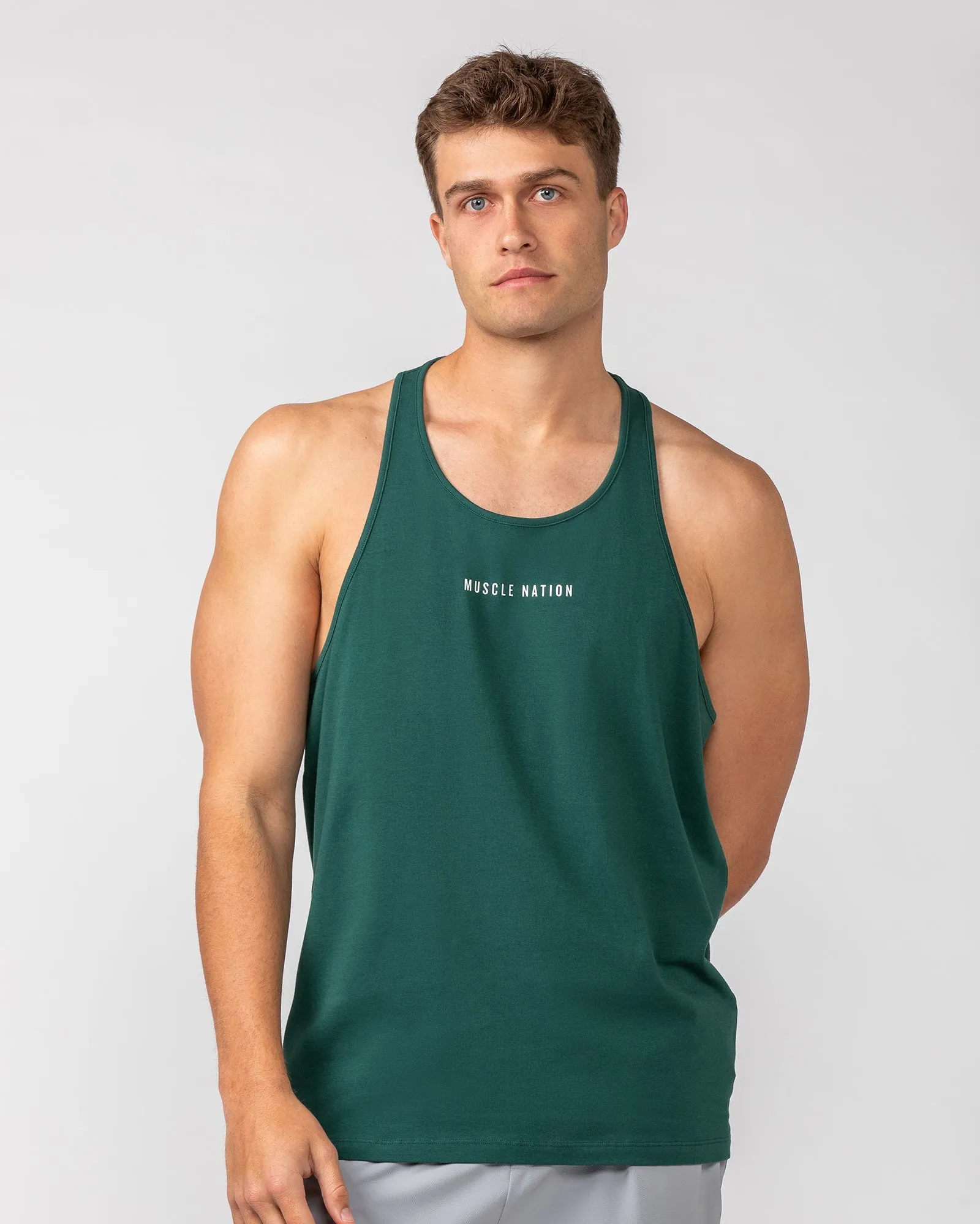 Infinite Y-Back Singlet - Pine sold by Muscle Nation product image thumbnail 2