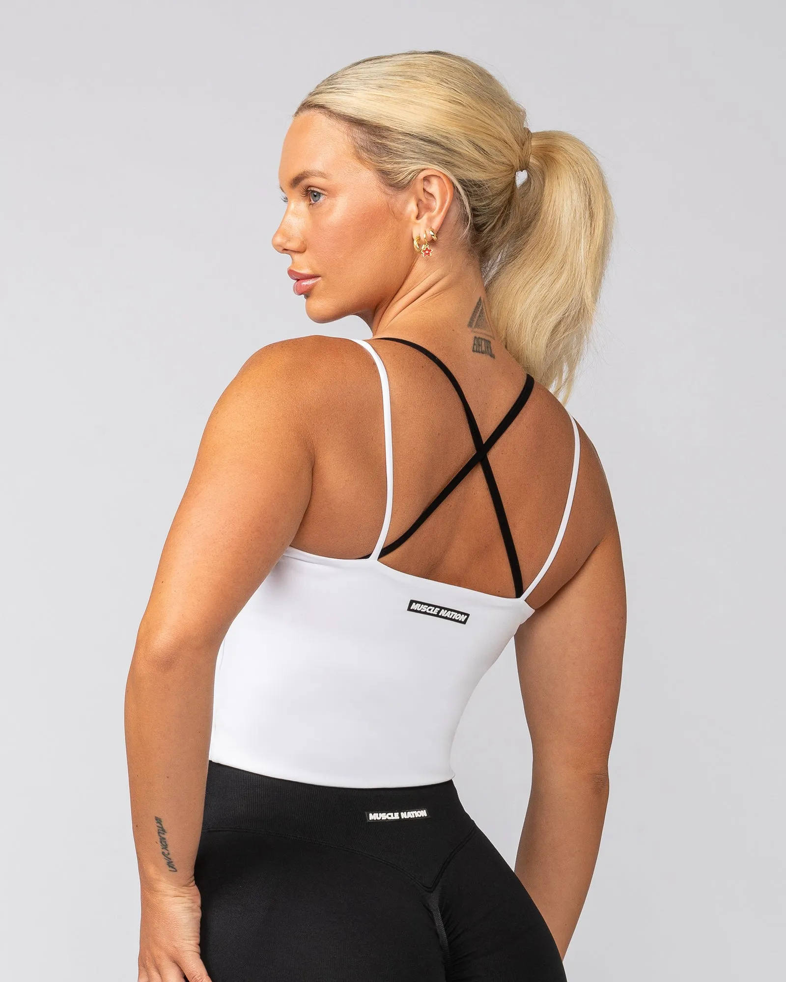 Cami Active Tank - White sold by Muscle Nation product image thumbnail 4
