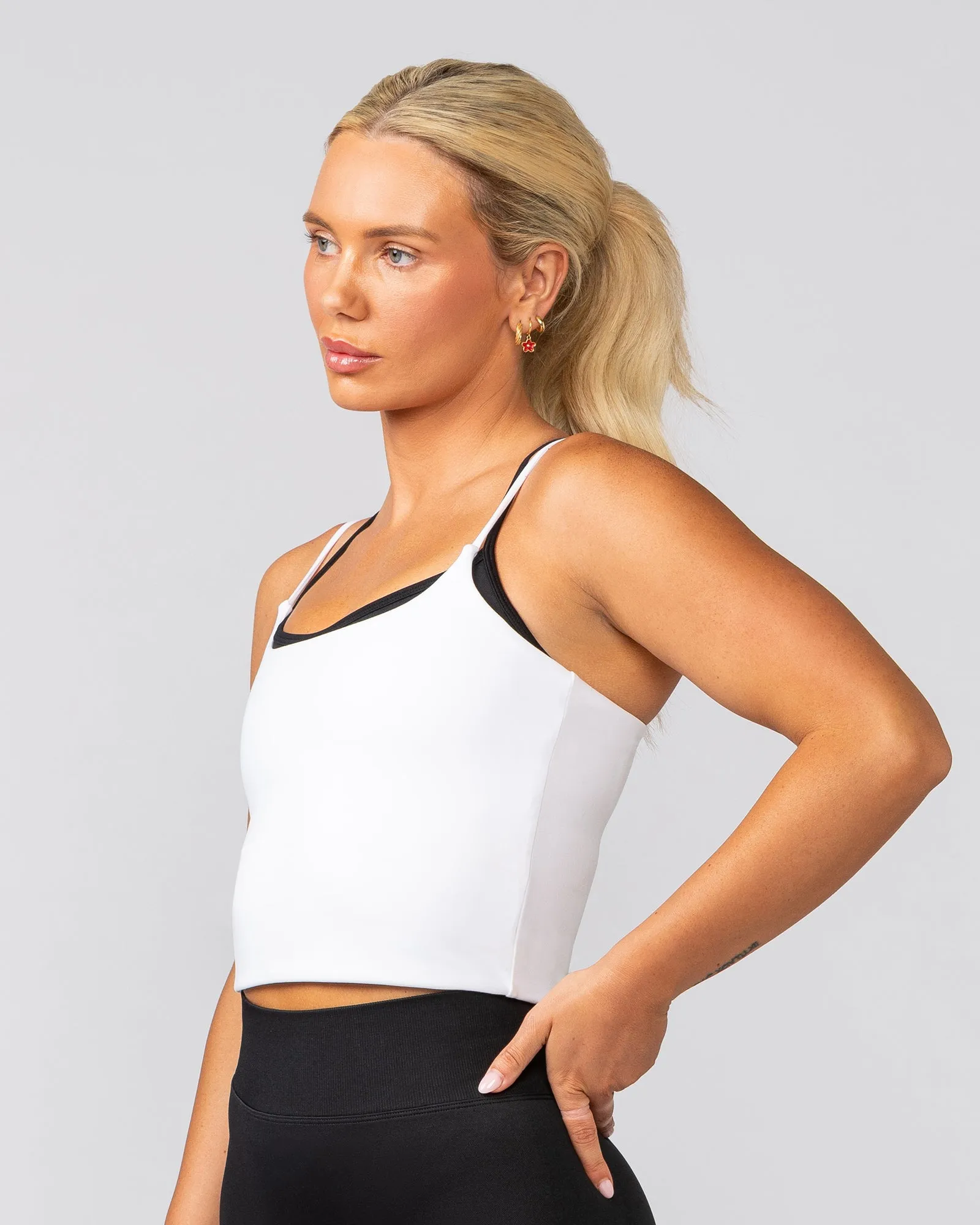 Cami Active Tank - White sold by Muscle Nation product image thumbnail 3