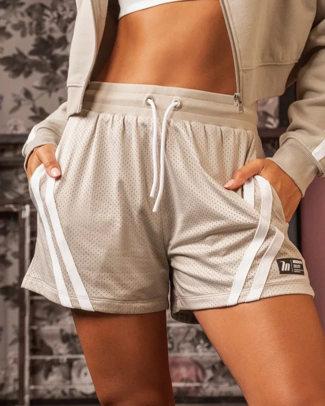 Baller 3" Shorts - Stone sold by Muscle Nation