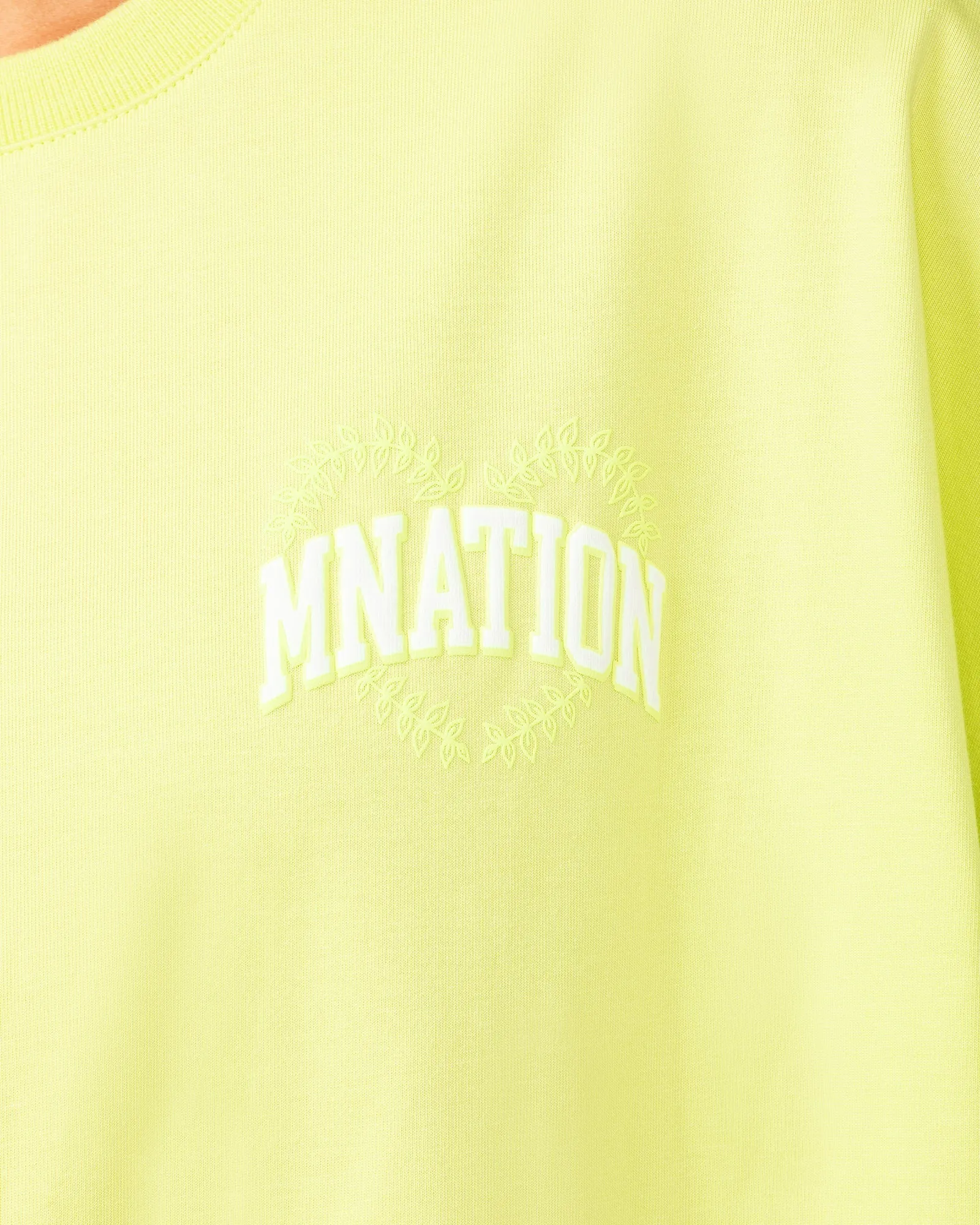 Lovers Oversized Tee - Limeade sold by Muscle Nation product image thumbnail 3