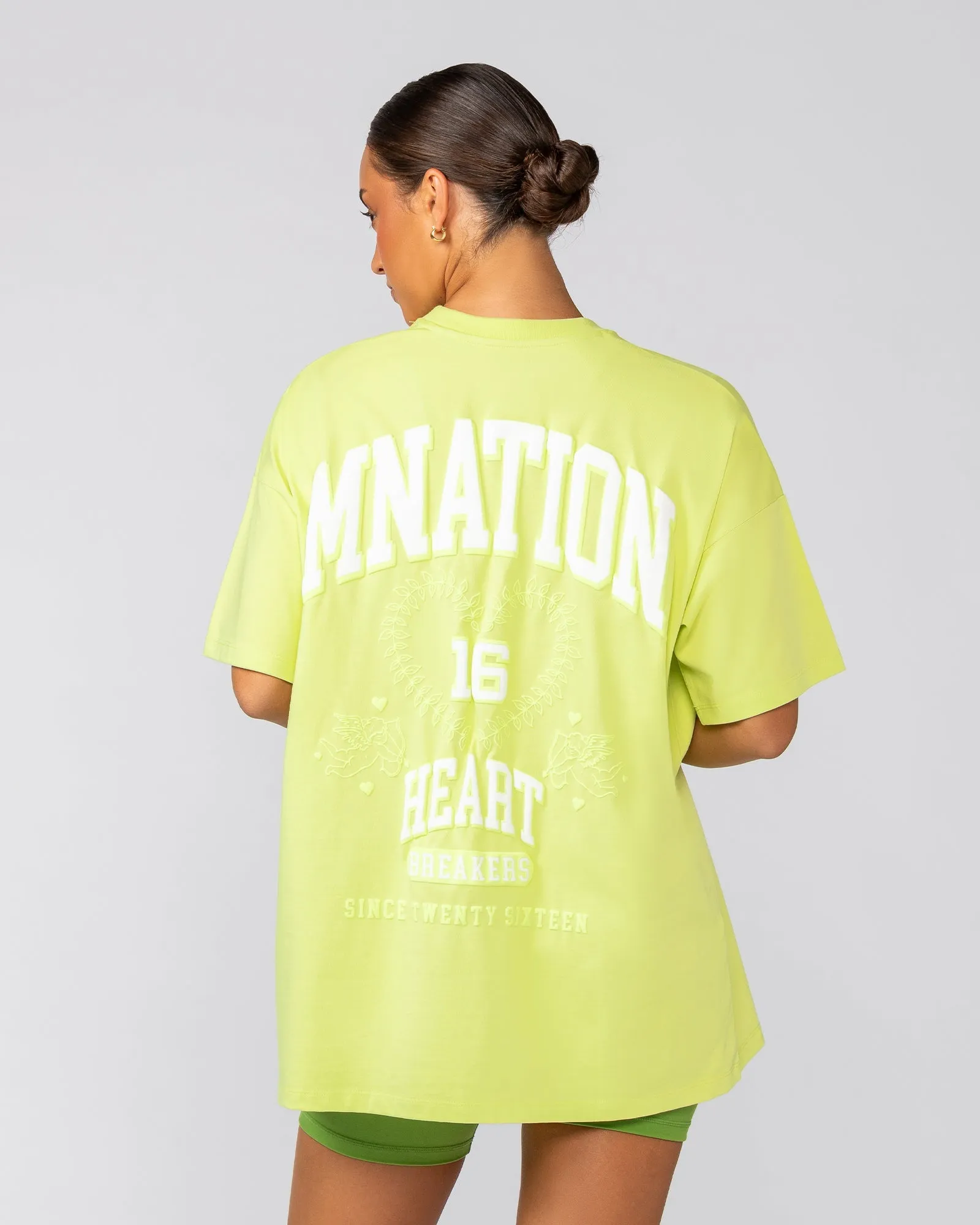 Lovers Oversized Tee - Limeade sold by Muscle Nation product image thumbnail 5
