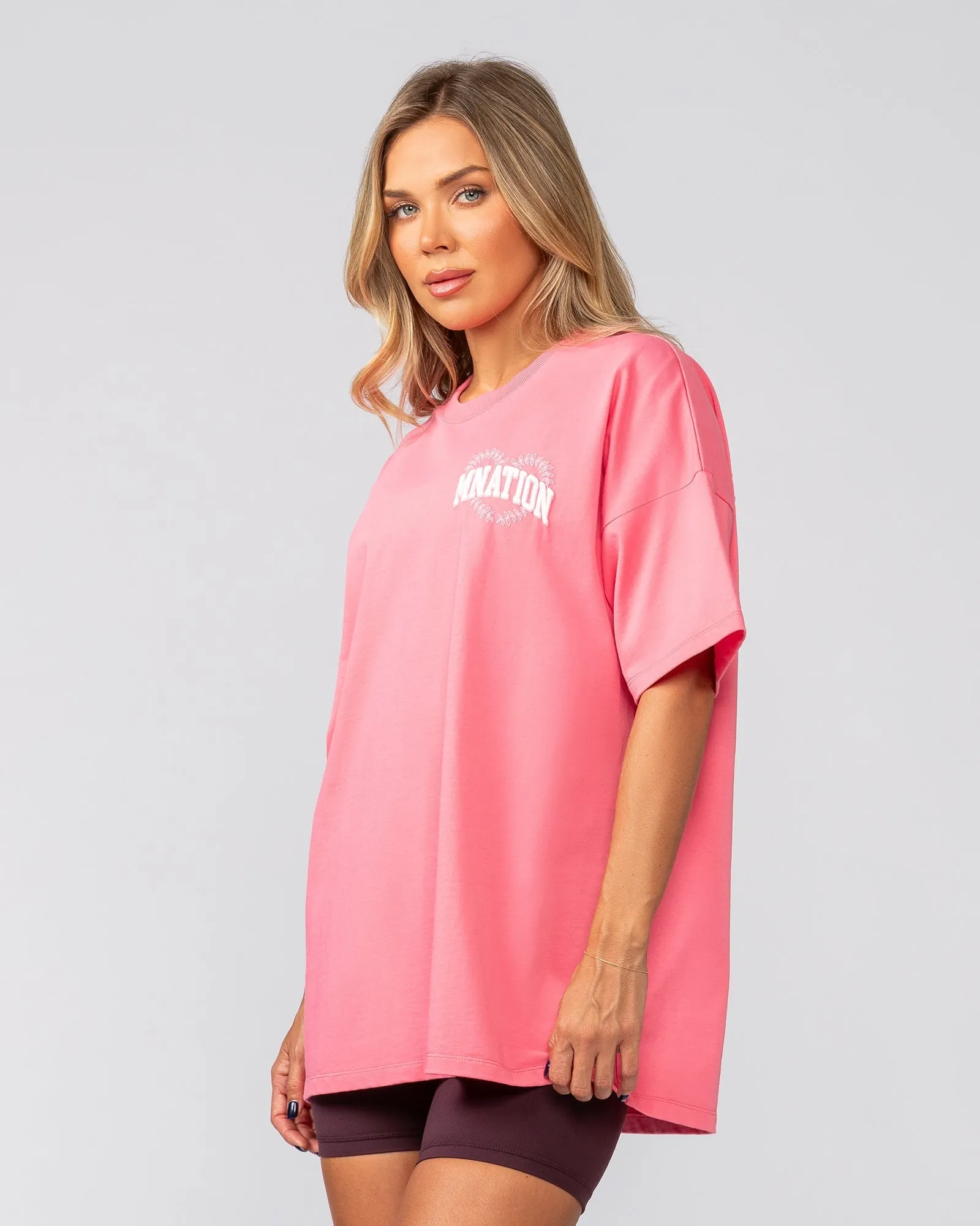 Lovers Oversized Tee - Calypso sold by Muscle Nation product image thumbnail 4