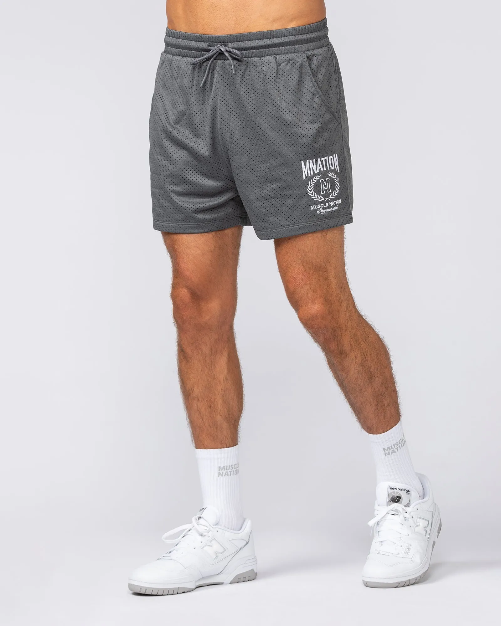 Heritage Crest Lay Up 3.5" Shorts - Tornado sold by Muscle Nation product image thumbnail 2