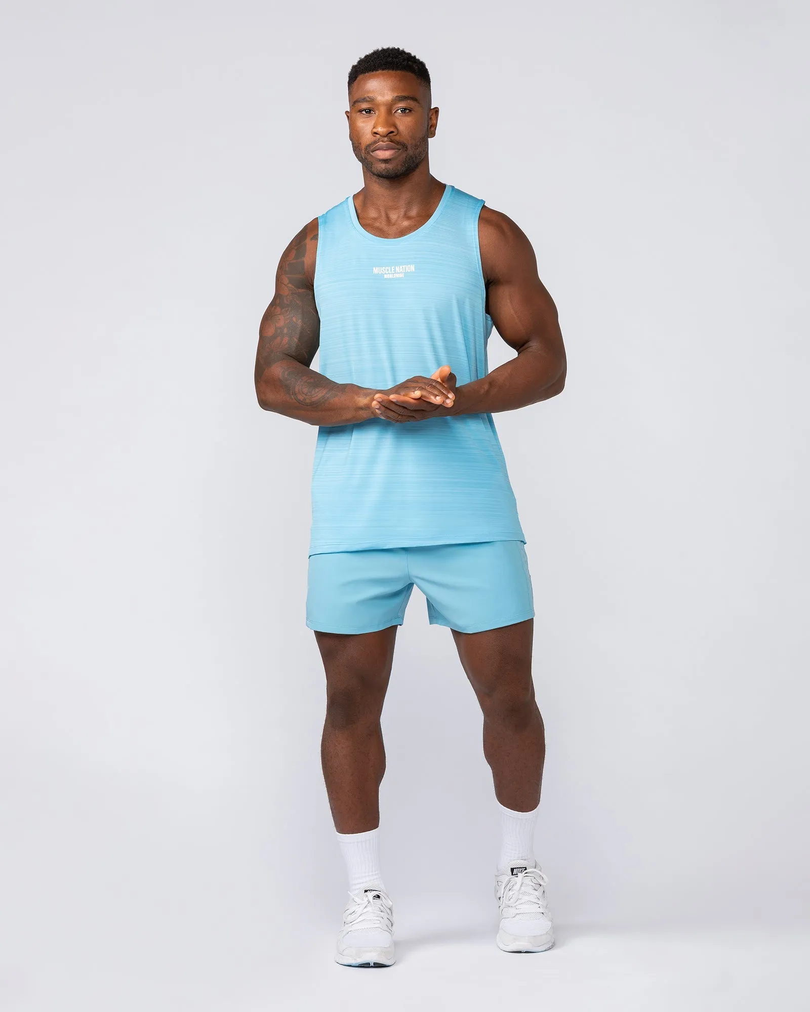 Worldwide Active Tank - Light Blue sold by Muscle Nation product image thumbnail 5