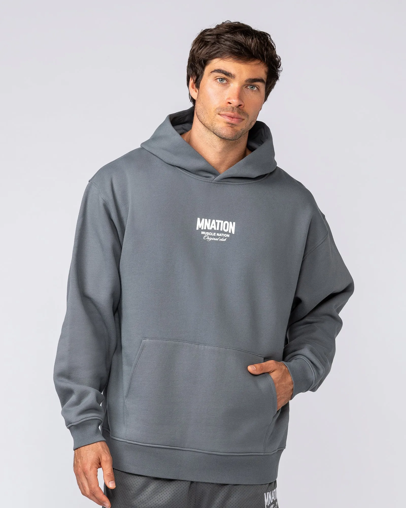 Heritage Oversized Hoodie - Tornado sold by Muscle Nation
