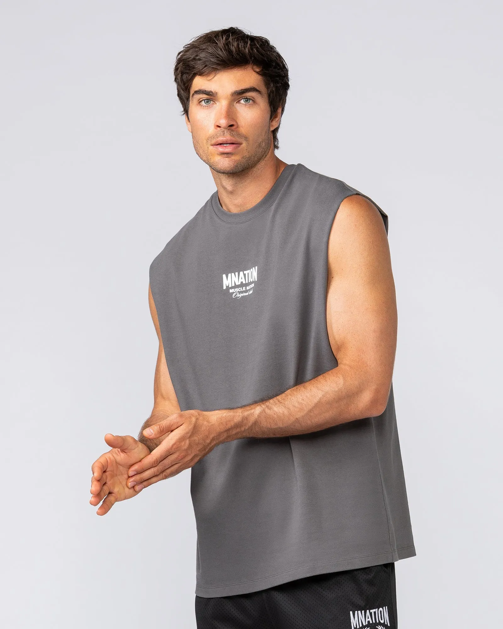 Heritage Muscle Tank - Tornado sold by Muscle Nation product image thumbnail 3