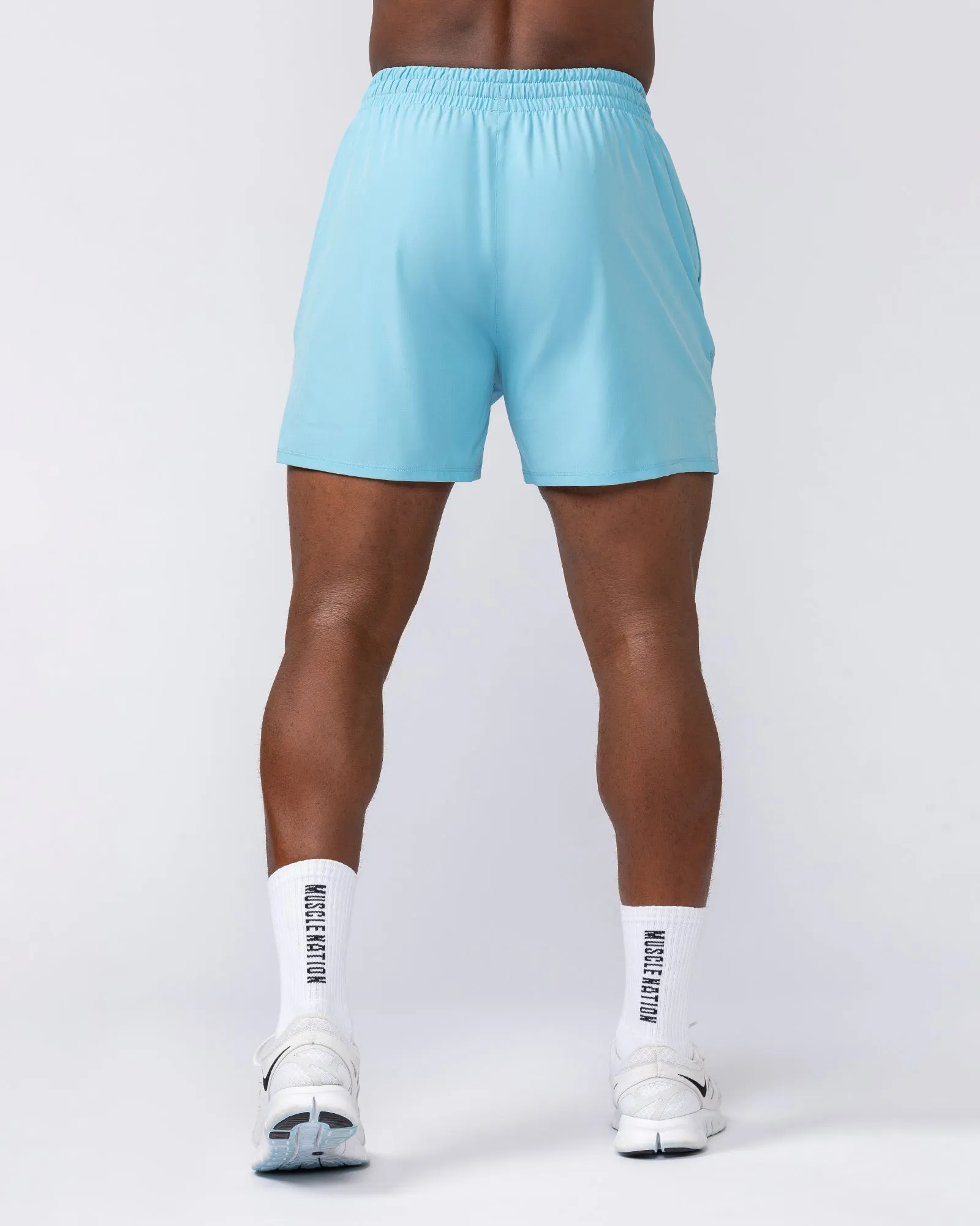 New Heights 4" Shorts - Mid Blue sold by Muscle Nation product image thumbnail 5